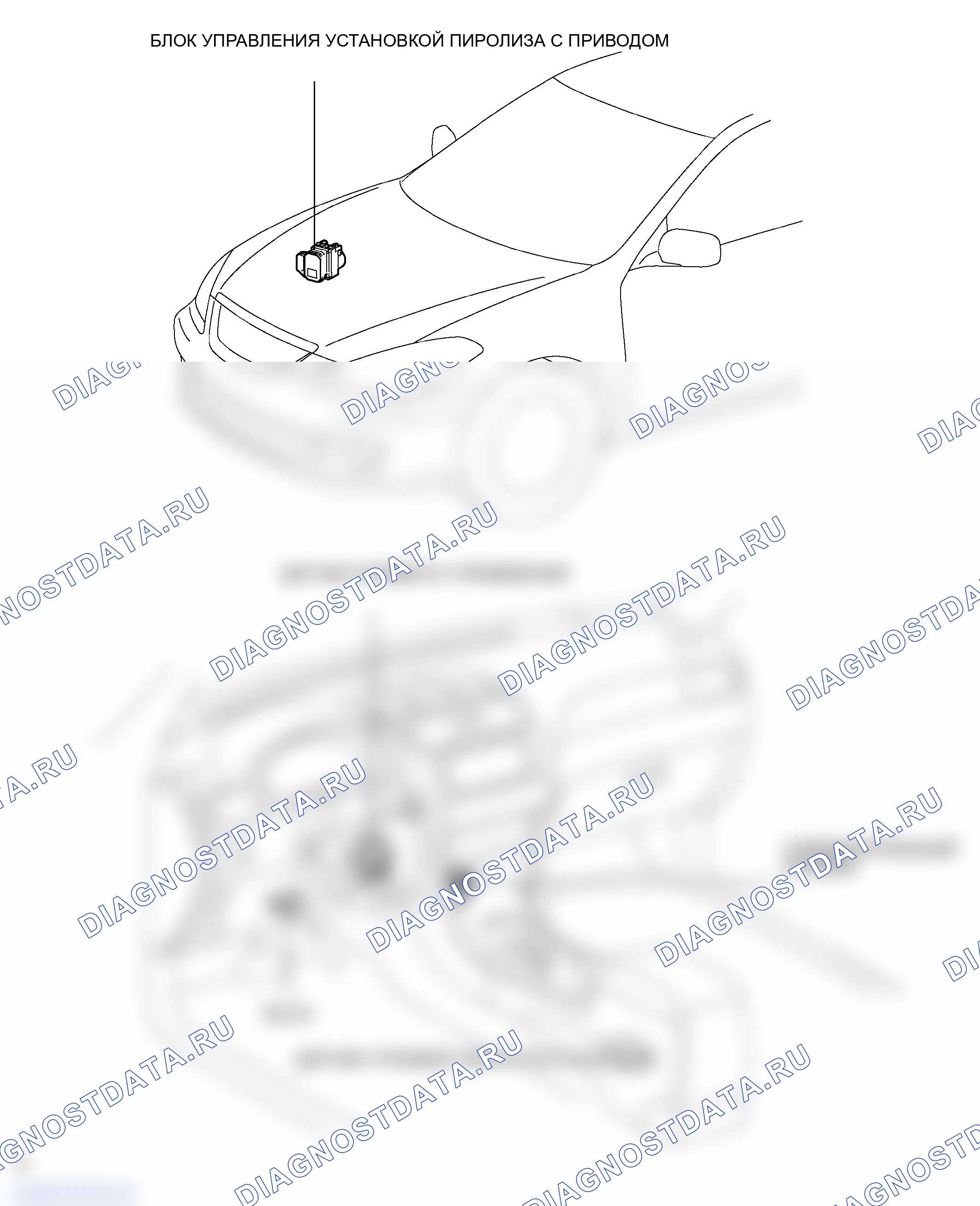 Рис. 469: РАСПОЛОЖЕНИЕ ДЕТАЛЕЙ. Toyota Camry Solara II