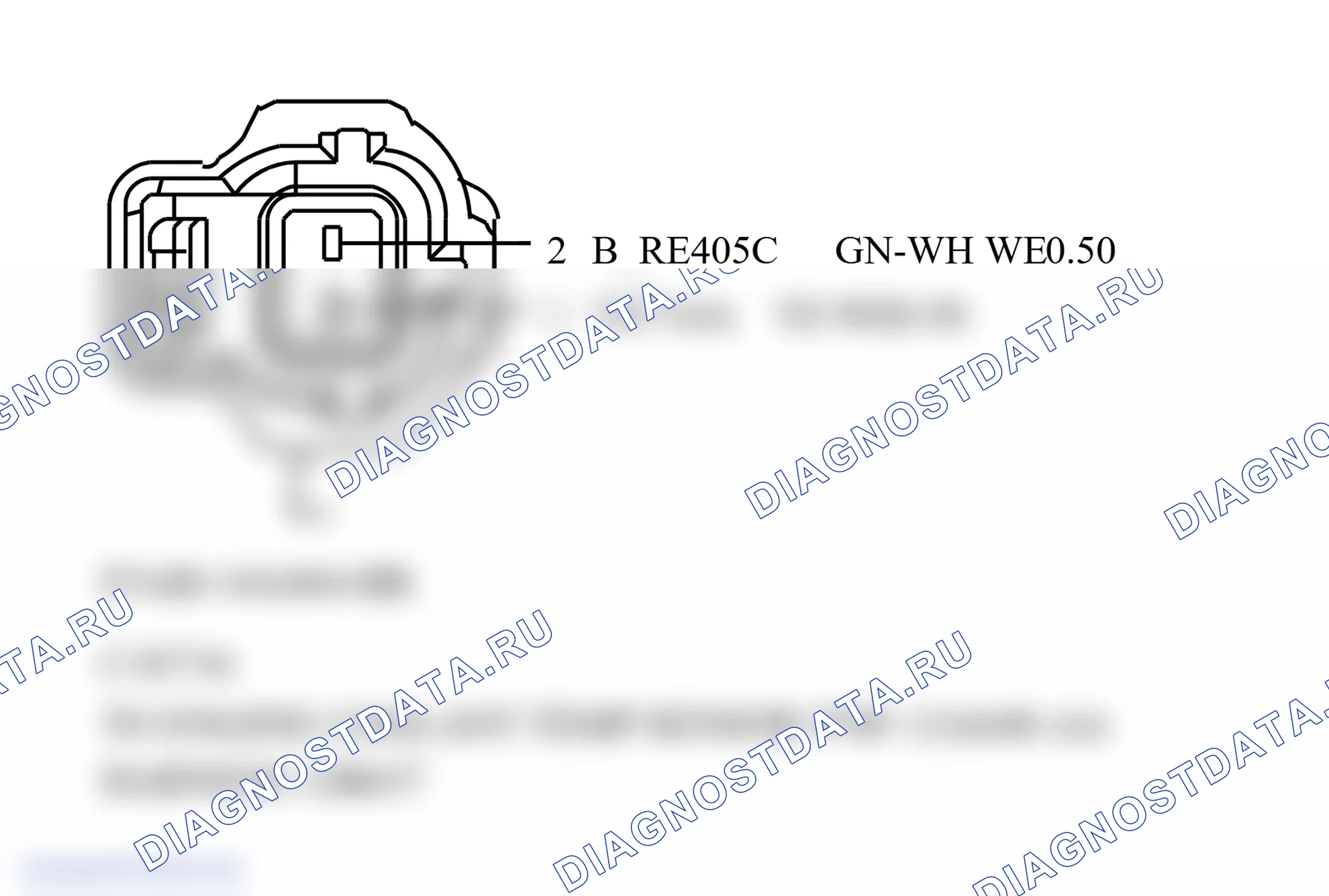 Распиновка разъёма Sensor. Ford Transit VI