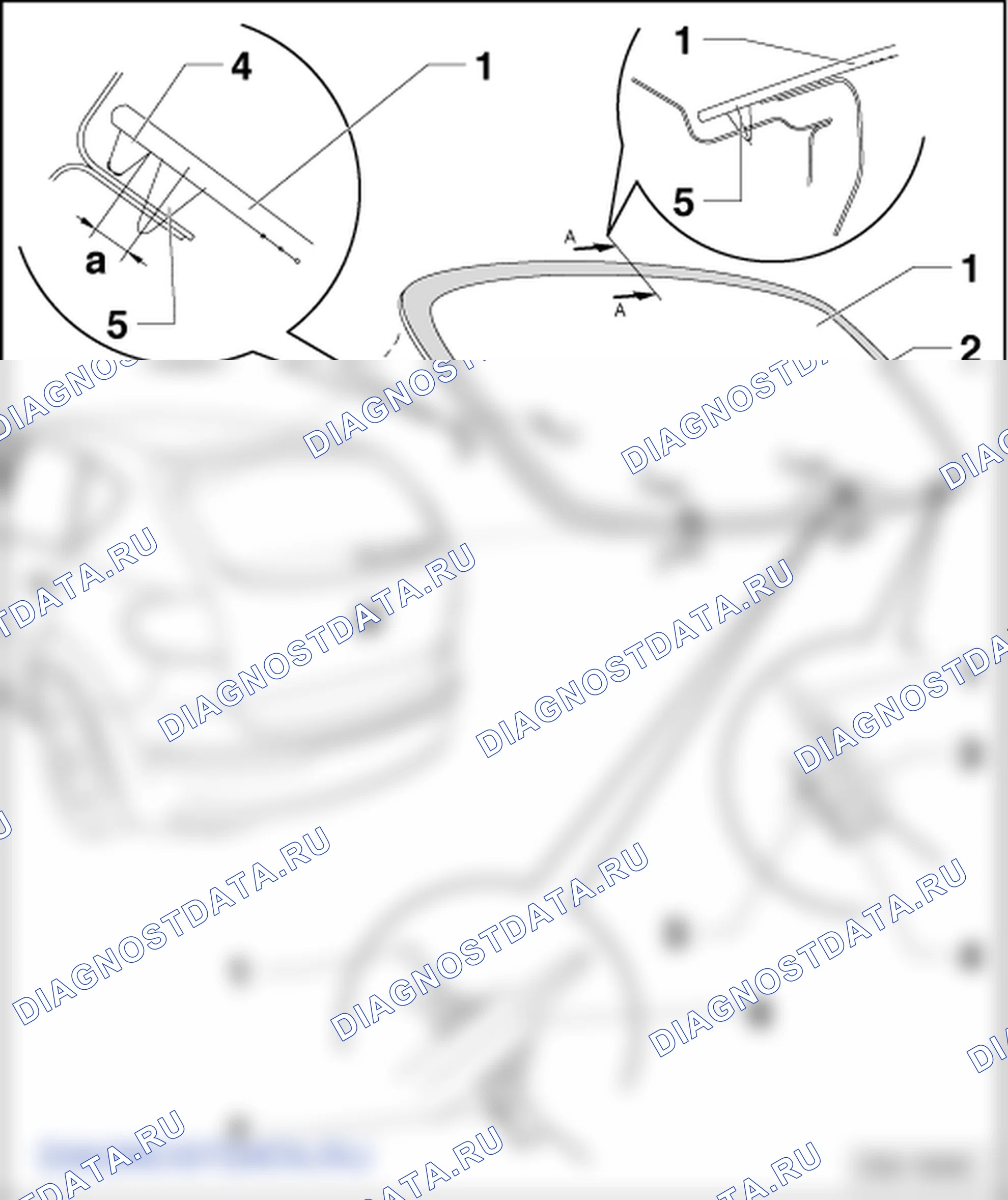 Вклеенные стёкла. SEAT Altea I