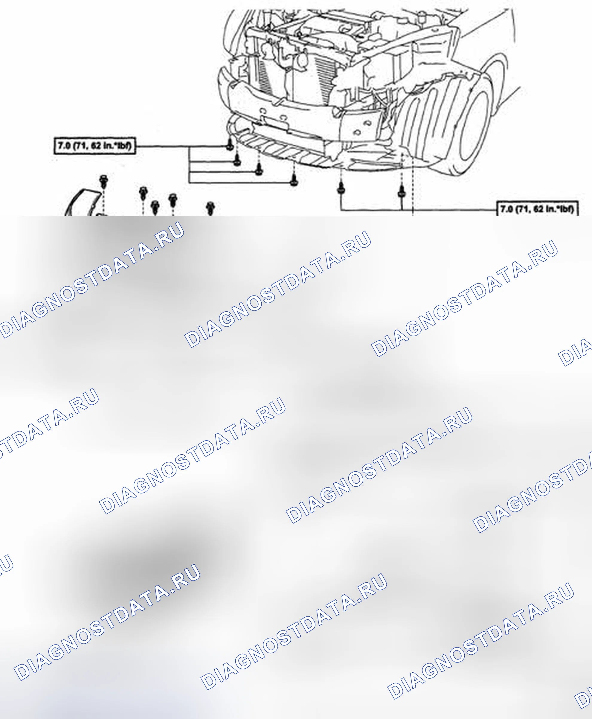 Рис. 44: КОМПОНЕНТЫ. Toyota Sienna II рестайлинг