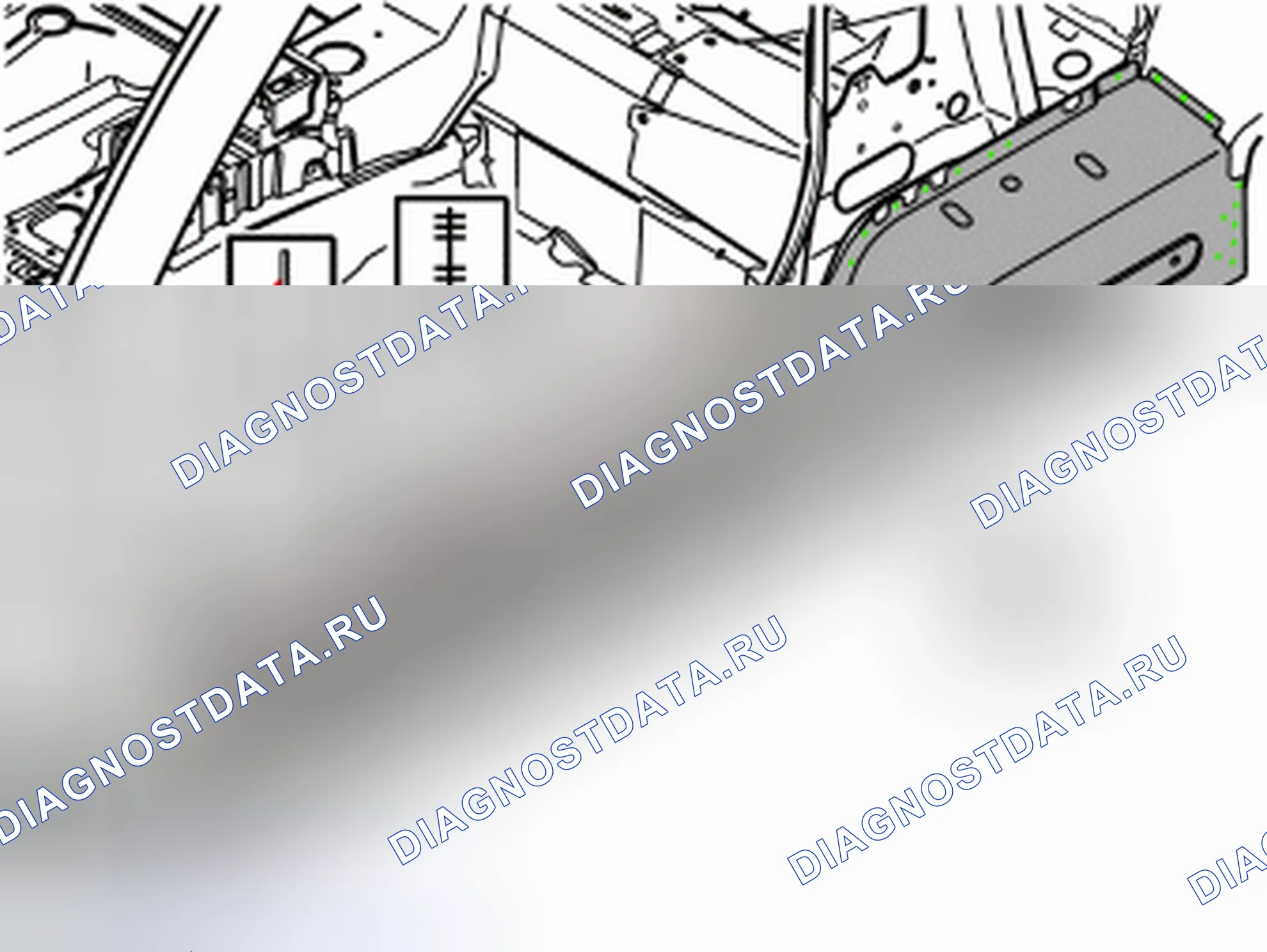 Рис. 190: УСТАНОВКА ПОДОКОННИКА. Volvo S40 II
