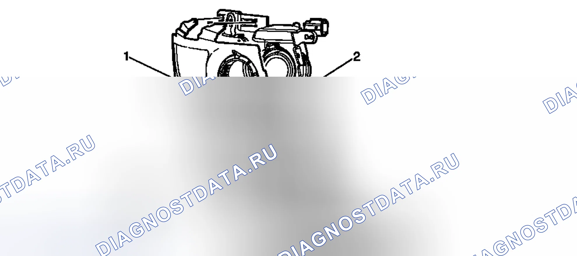 Рис. 7: Замена передней противотуманной фары (анклав). Chevrolet Traverse I