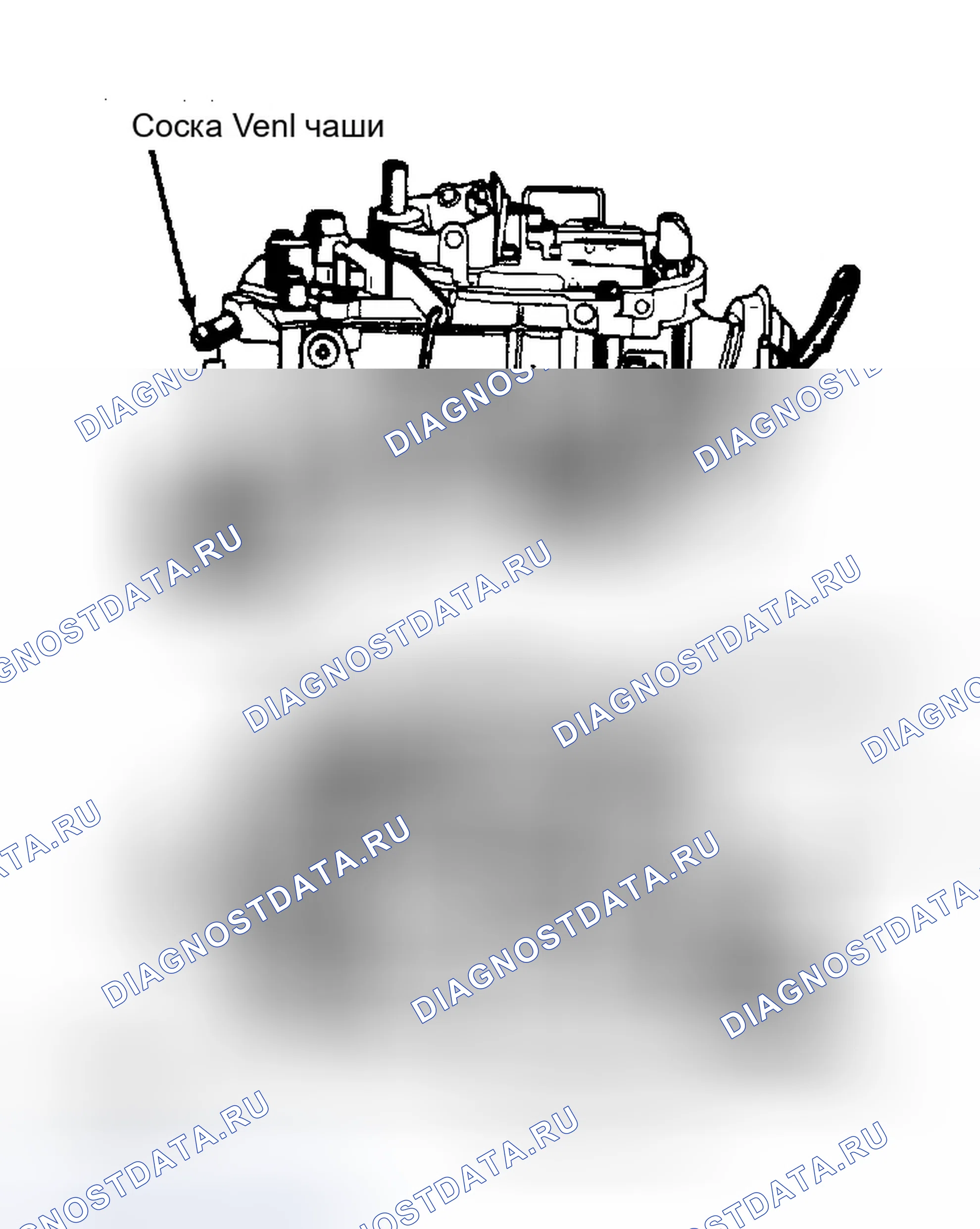 Рис. 8: Регулировка карбюратора Rochester Quadrajet. Dodge Ram Van II