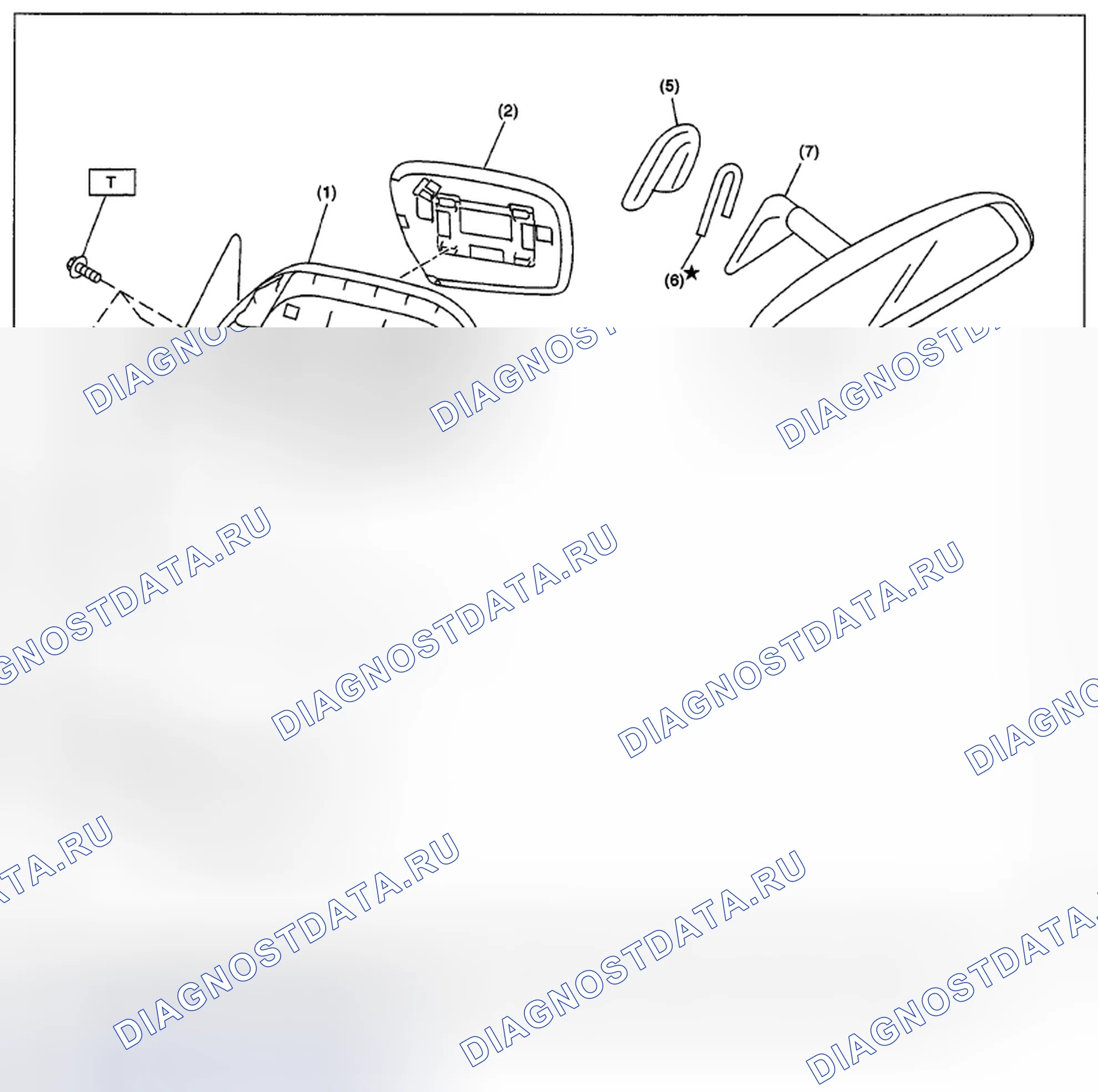 Рис. 68: ЗЕРКАЛО. Subaru Impreza WRX STI GR