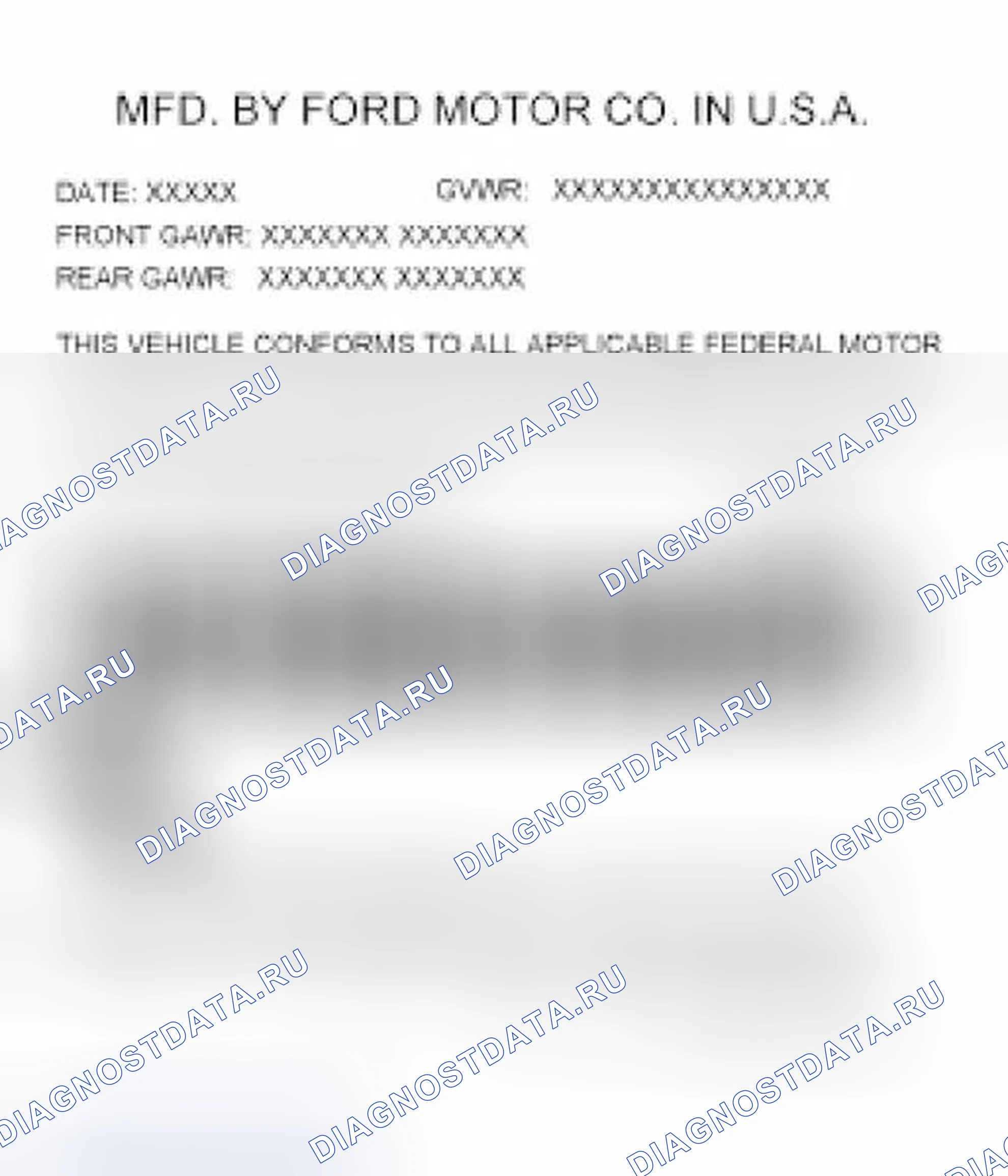 Рис. 13: Код краски. Ford Focus I рестайлинг
