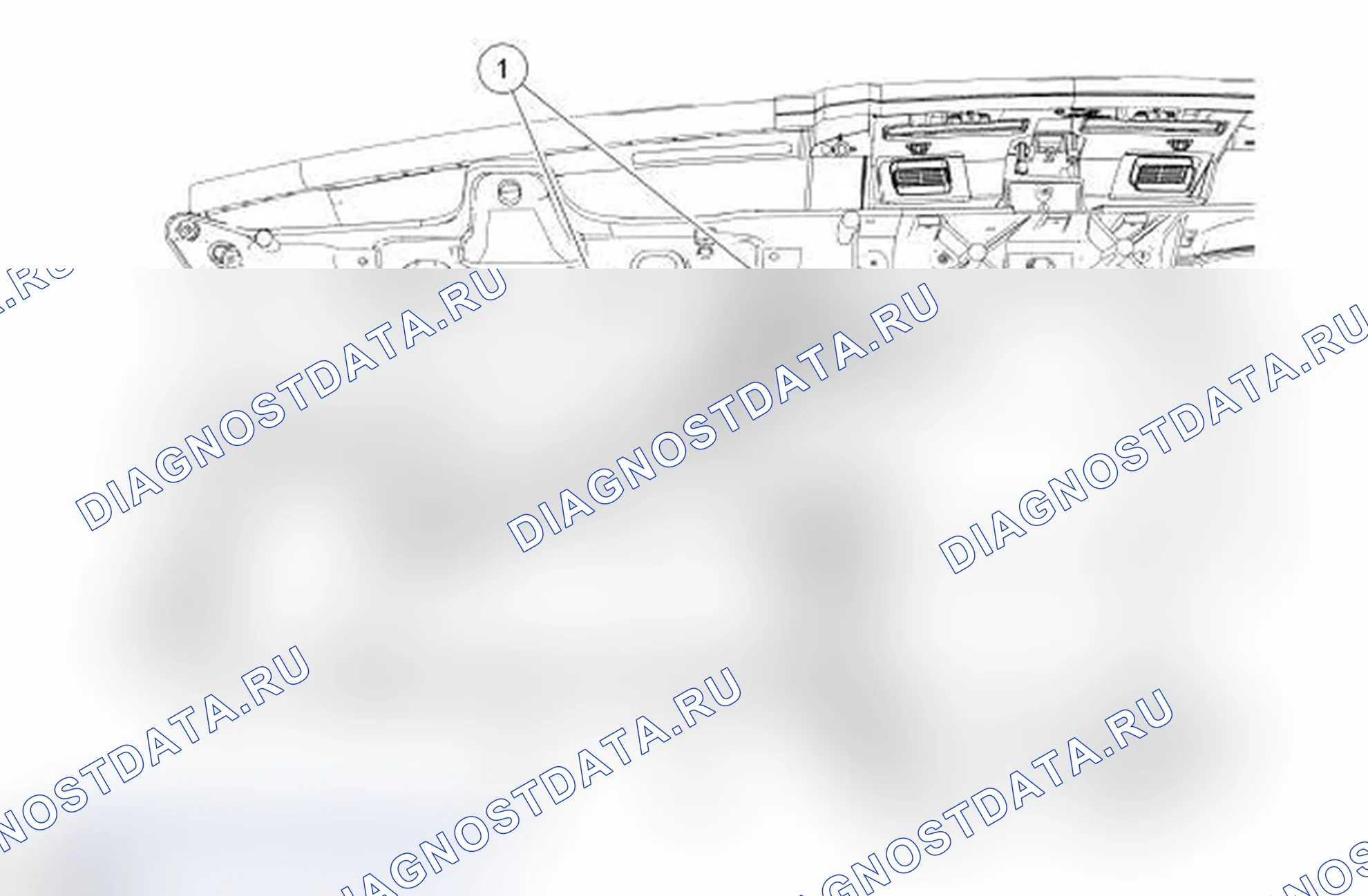 Рис. 14: Кабель ввода антенны. Ford Explorer IV