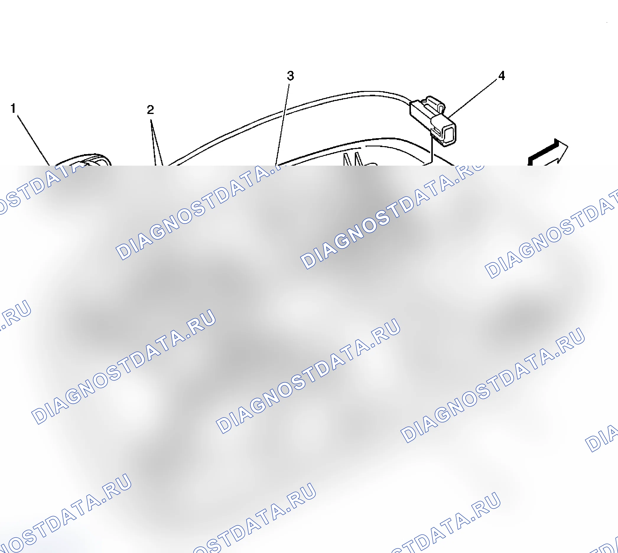 Рис. 2: Виды компонентов гаражного дверного замка. Chevrolet Silverado 1500 