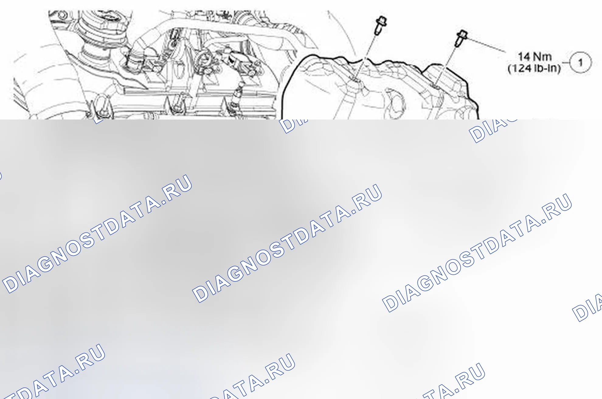 Рис. 47: Турбокомпрессор левый (Вид 1 из 3). Ford Taurus VI