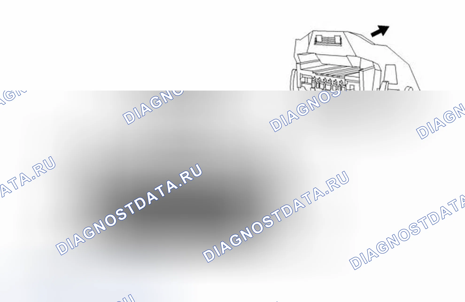 Рис. 192: X210 Жгут приборной панели к страховочной привязи. Chevrolet Equinox II