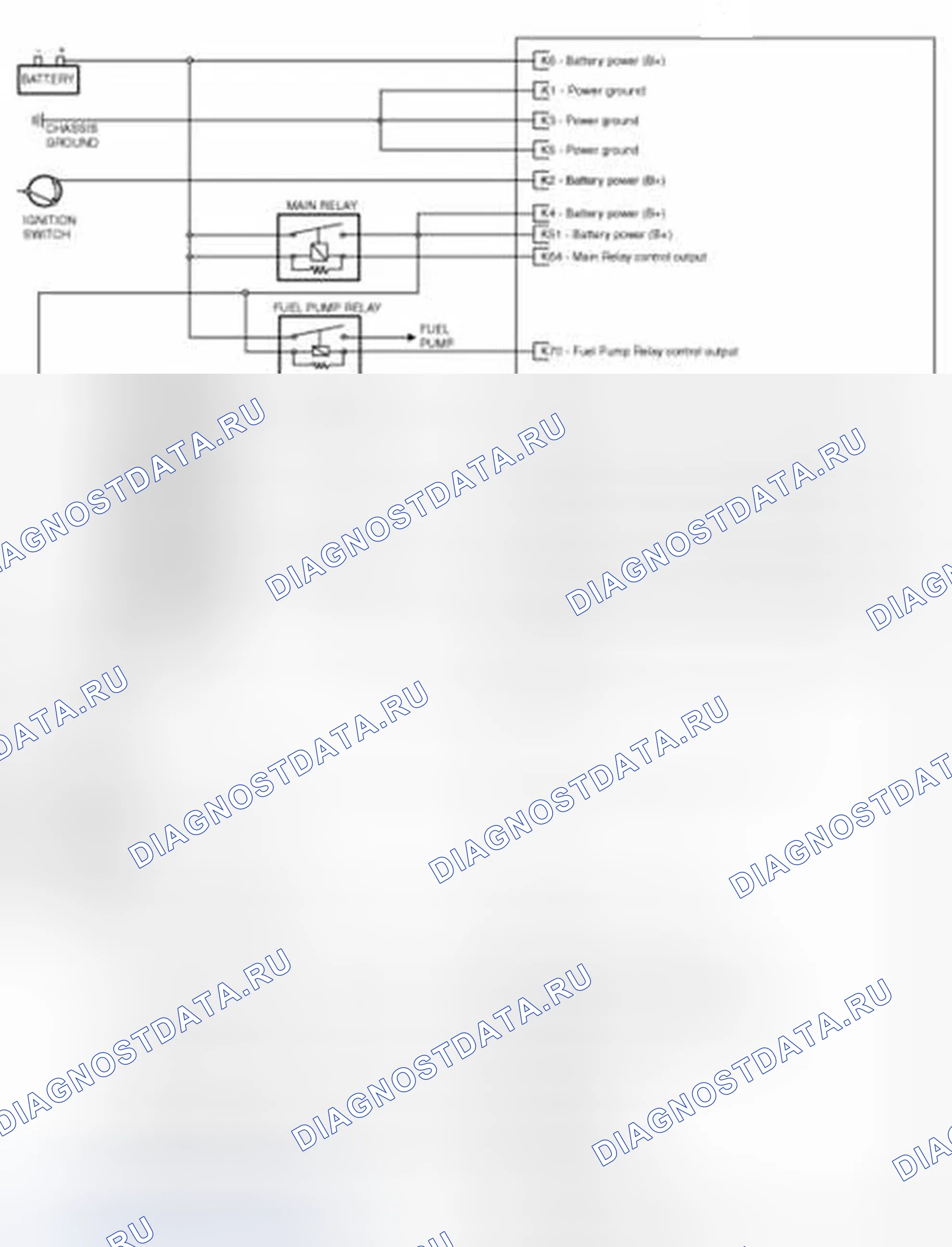 Рис. 134: Принципиальная схема. Hyundai Sonata VI