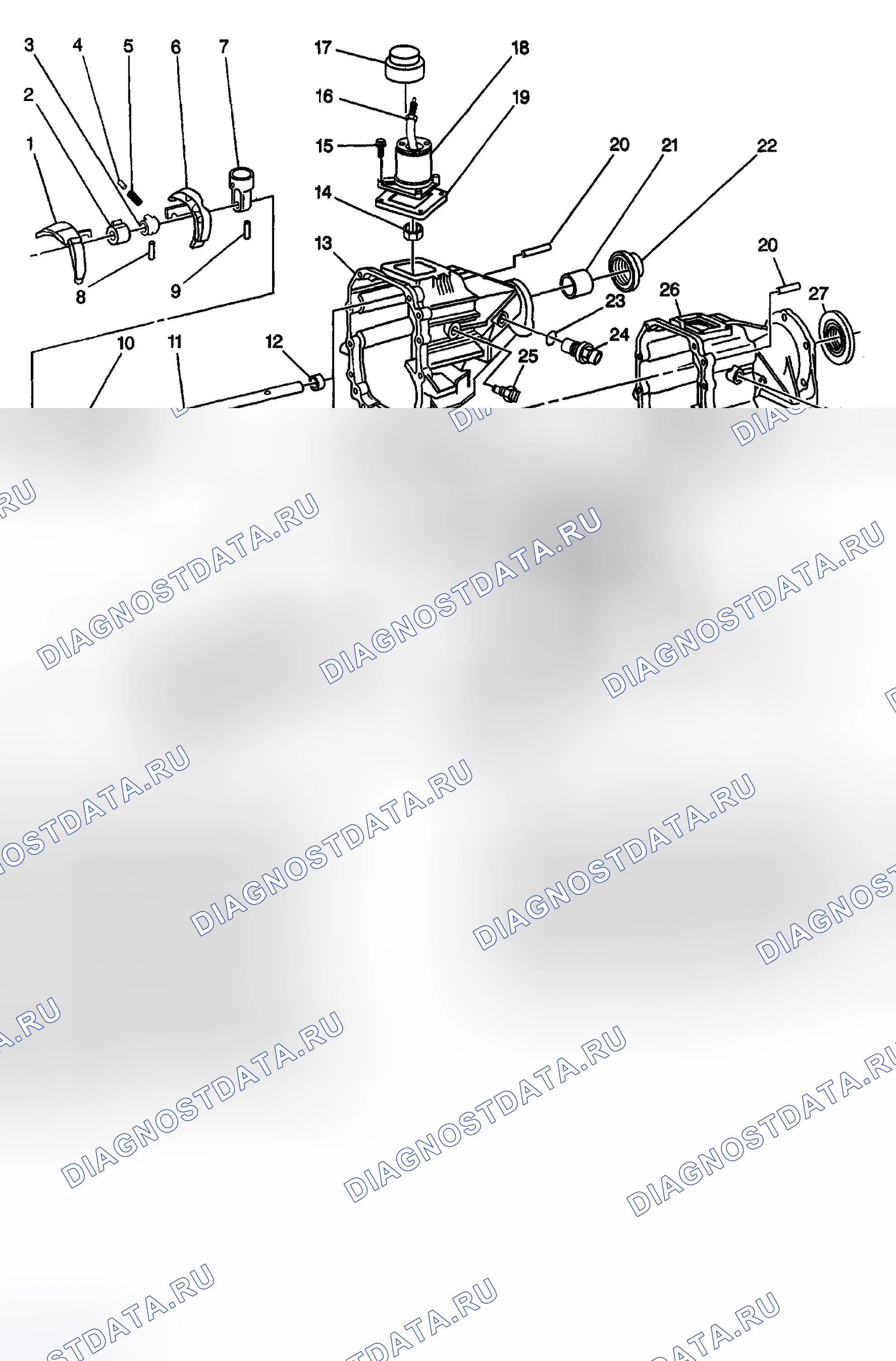 Рис. 23: Разобранные виды. Chevrolet Silverado 1500 HD 