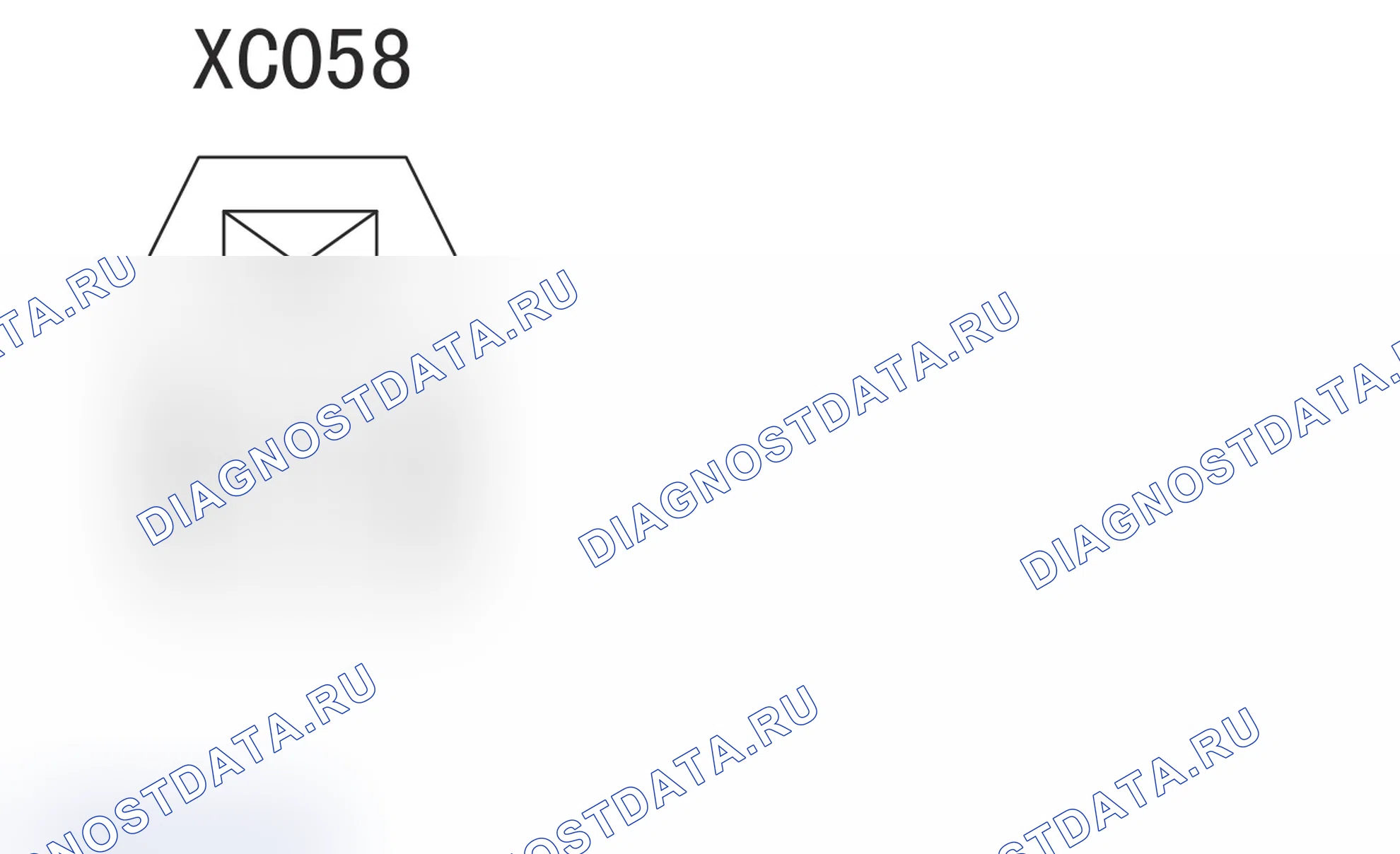 Распиновка разъёма XC058 — внешний вид и назначение контактов. Haval H2s I