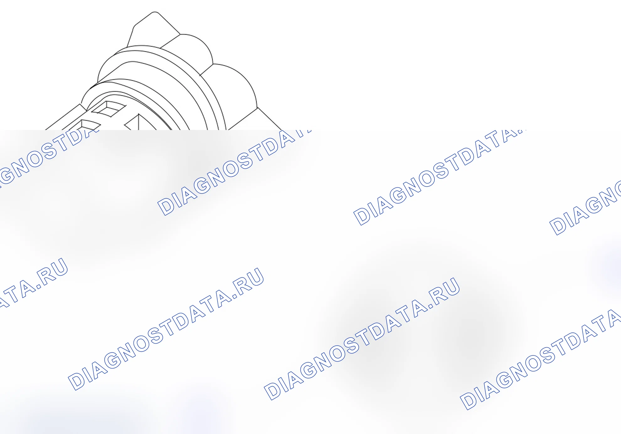 Распиновка разъёма E55R. Opel Astra H