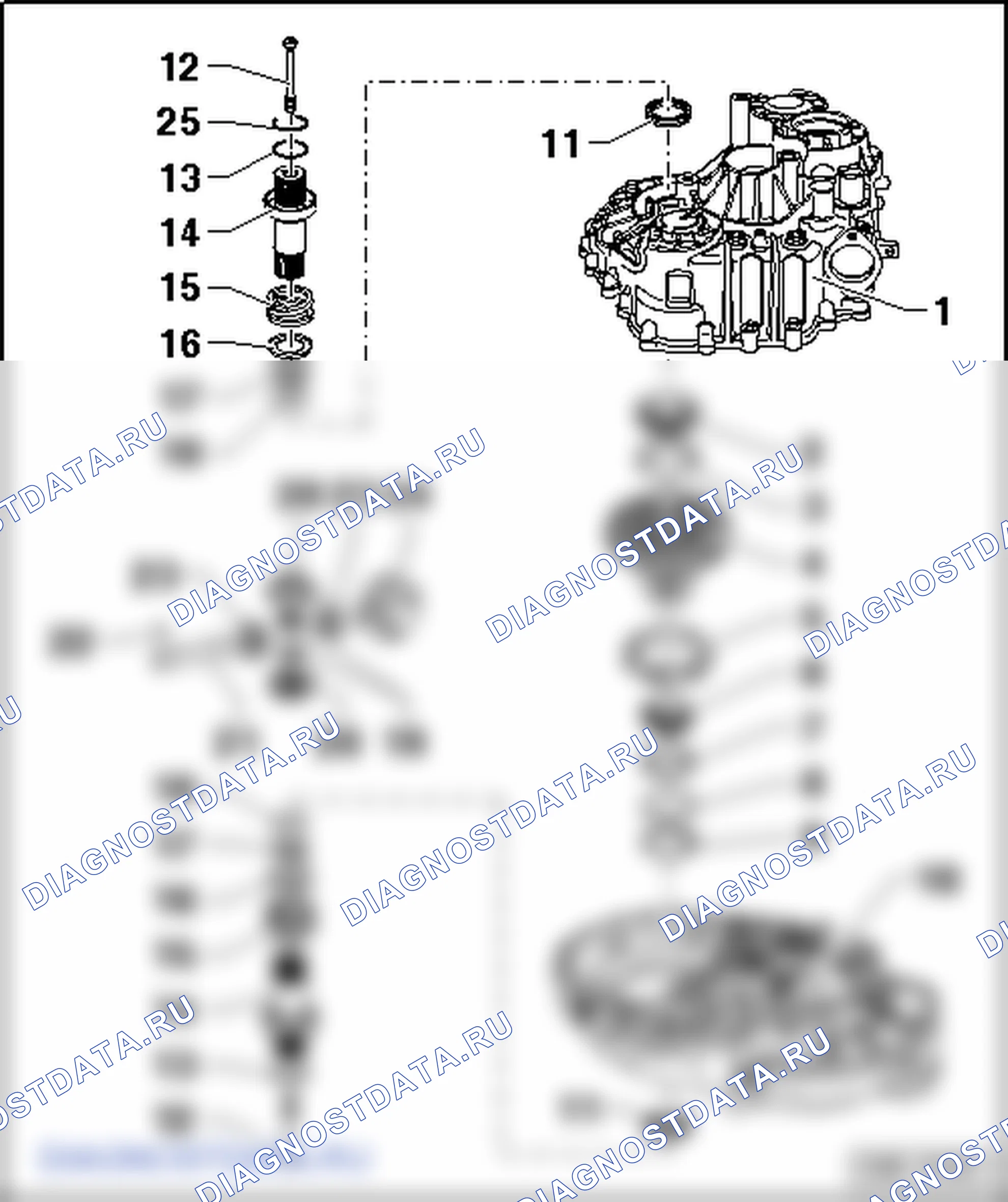 Дифференциал (6-ступенчатая коробка передач 0A5). Volkswagen Transporter T5
