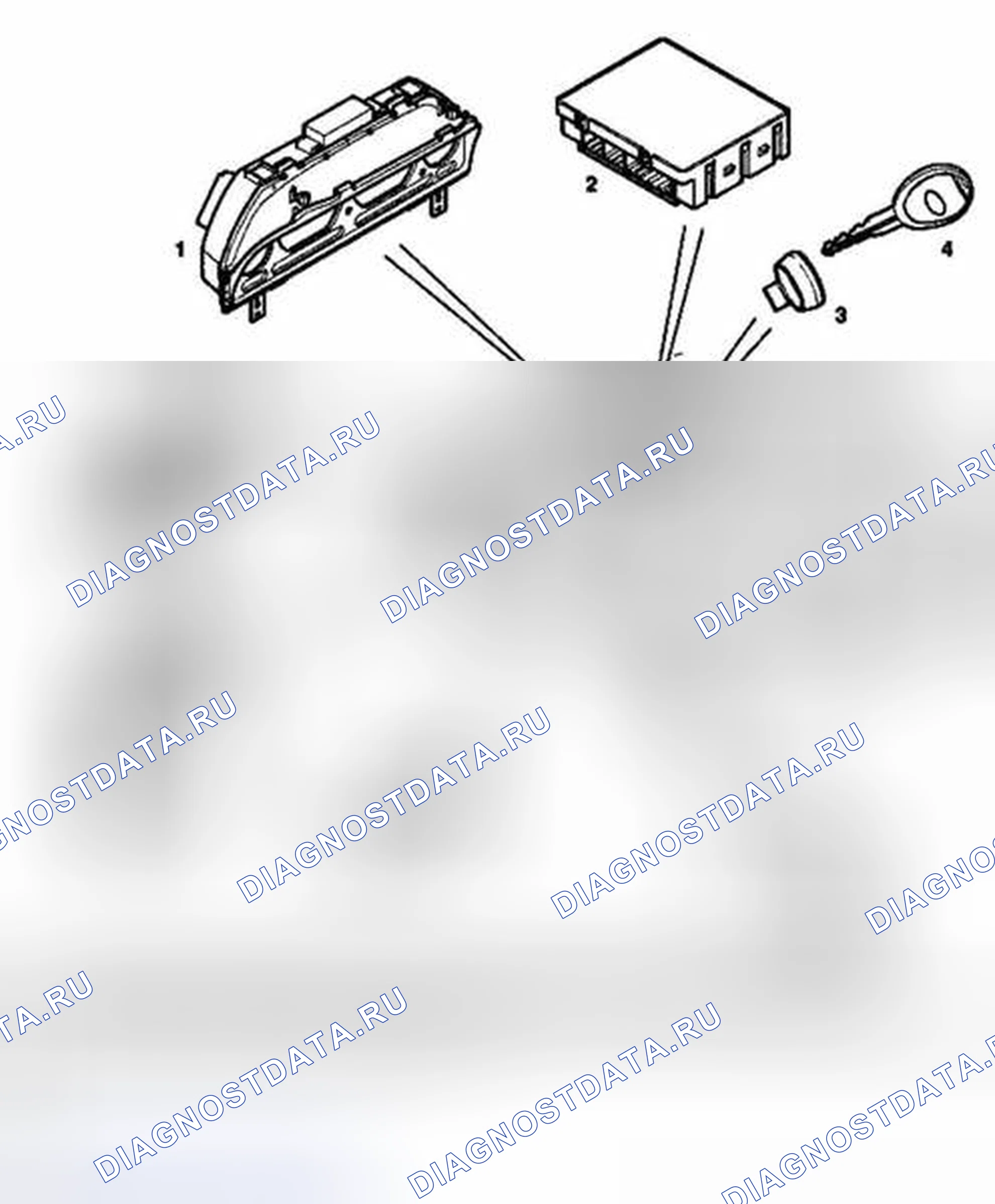 Рис. 31: КОМПОНОВКА КОМПОНЕНТОВ СИСТЕМЫ ИММОБИЛИЗАЦИИ. Land Rover Freelander L314