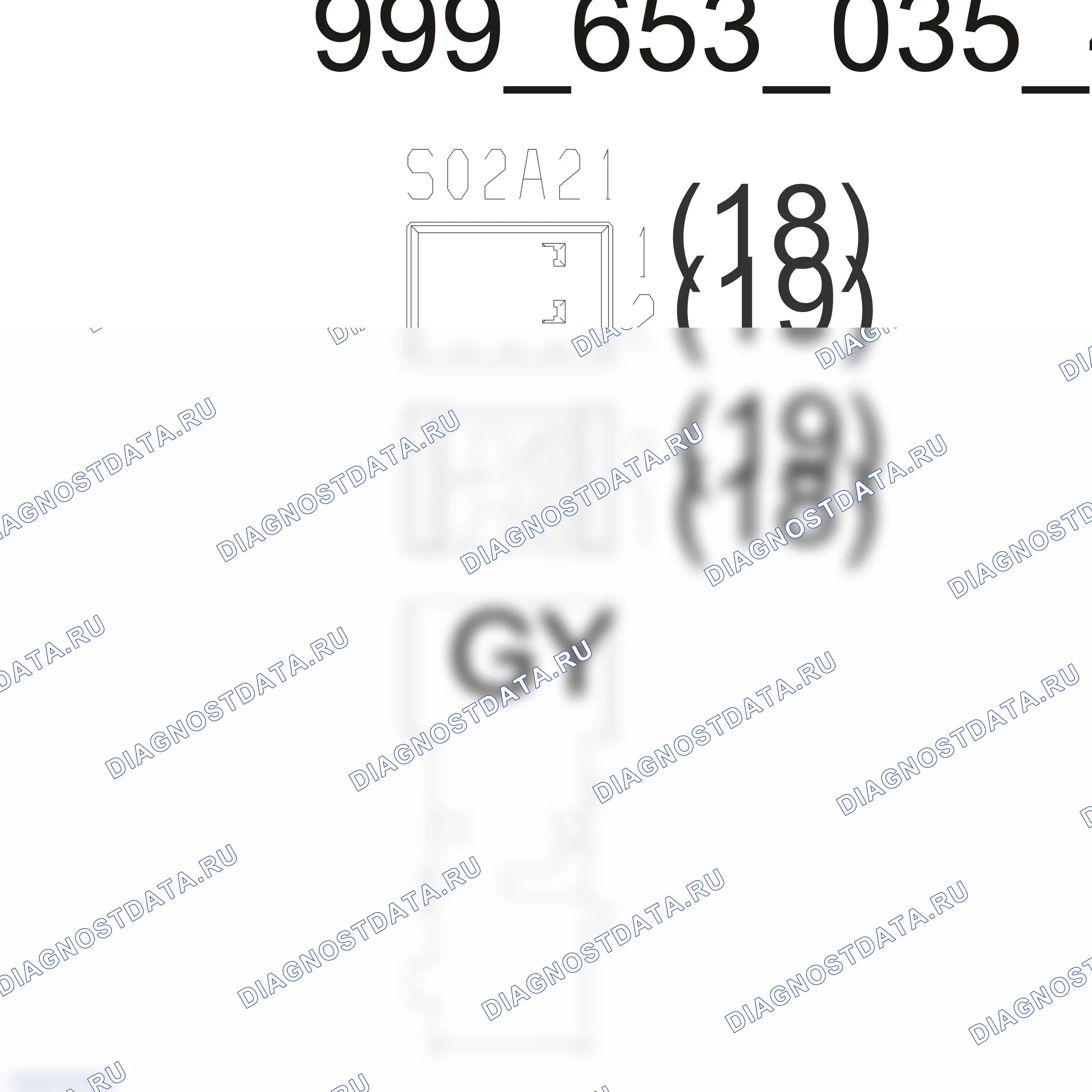 Распиновка разъёма 999 653 035 40 — внешний вид и расположение контактов. Porsche Panamera 970