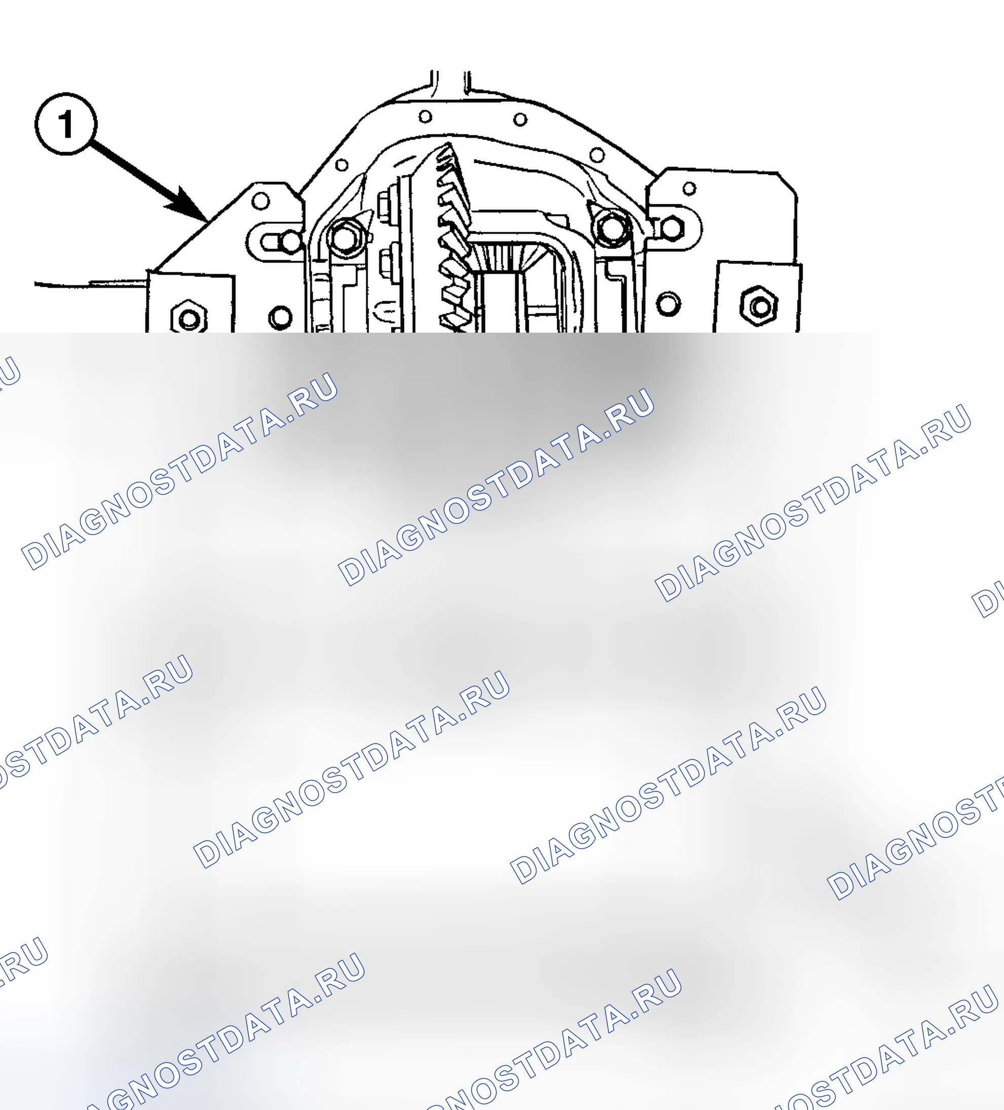 Рис. 217: ДИФФЕРЕНЦИАЛ. Dodge Cab & Chassis R3500 HD transition