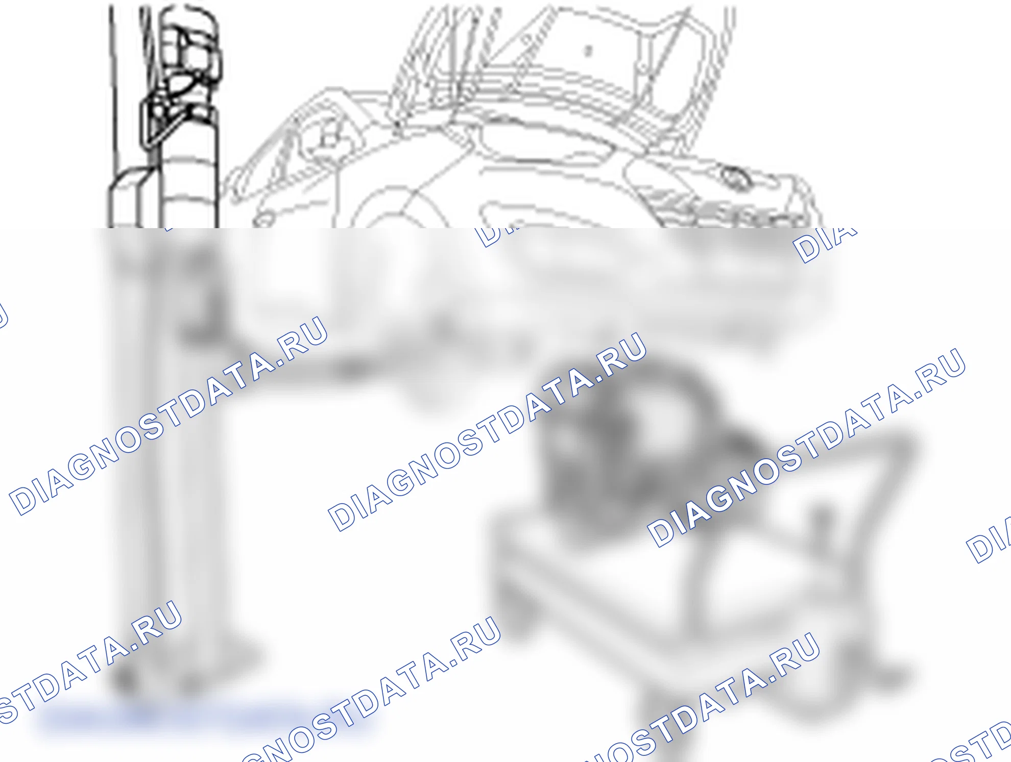 Снятие двигателя и коробки передач в сборе. Hyundai ix35 EL