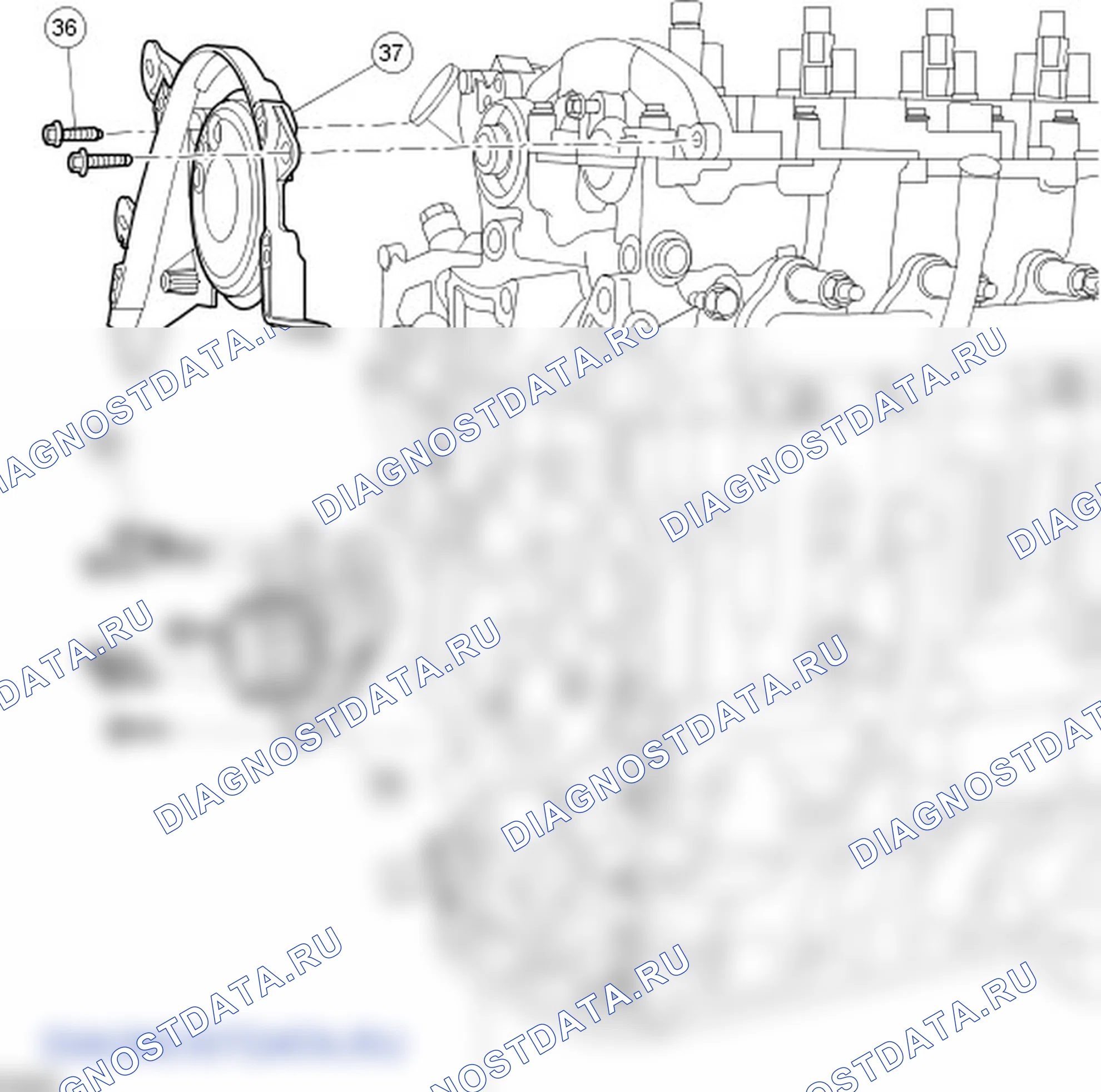 Разборка двигателя. Ford C-MAX I рестайлинг