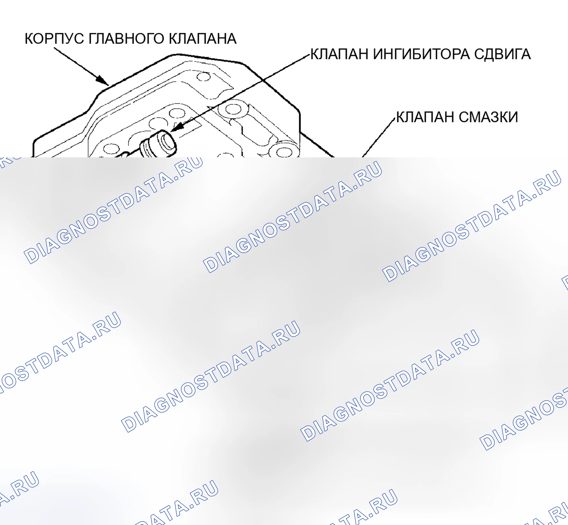 Рис. 469: Корпус основного клапана. Honda Insight ZE1