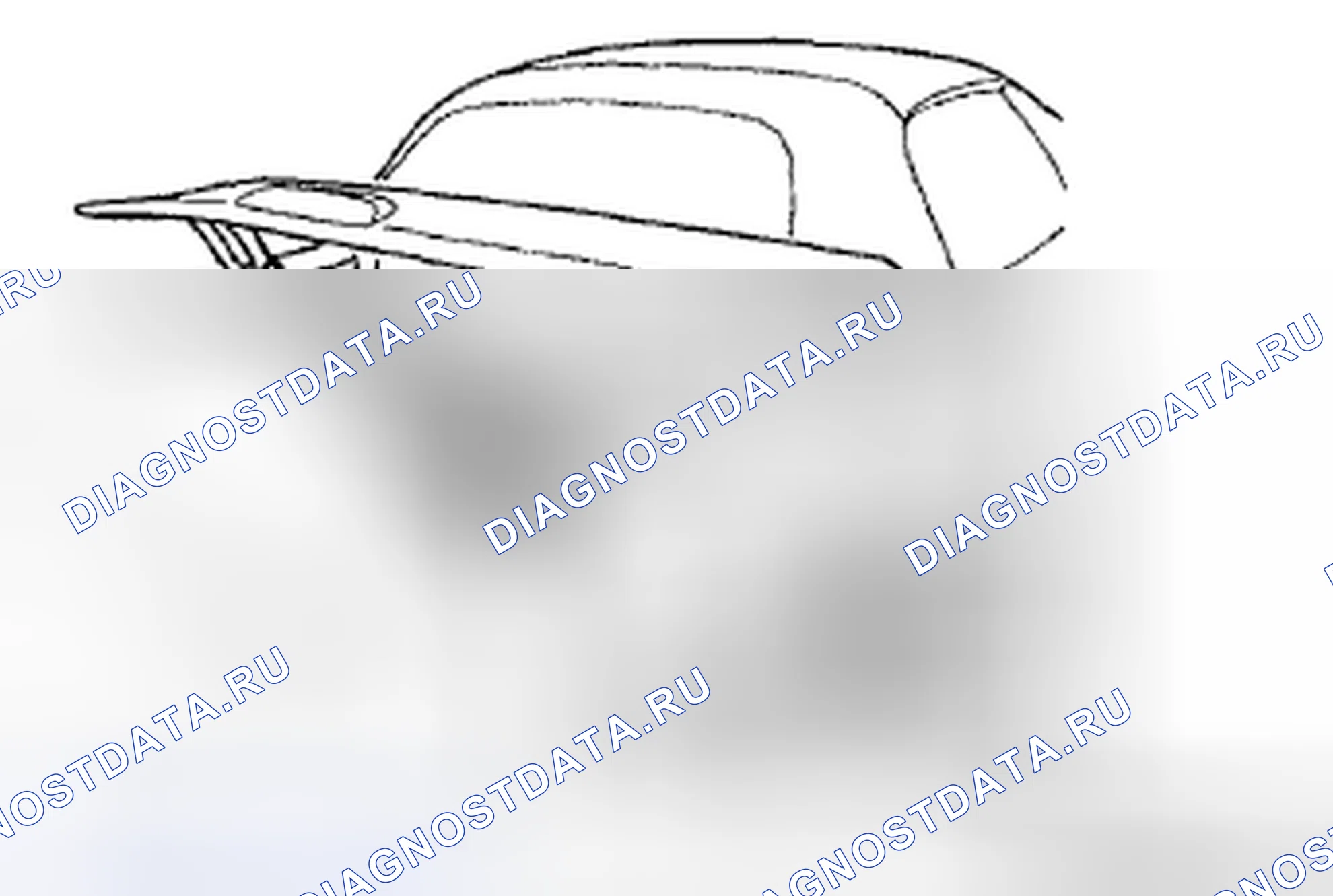 Рис. 168: Закрытие палубной панели (временная мера). Mazda MX-5 NC рестайлинг