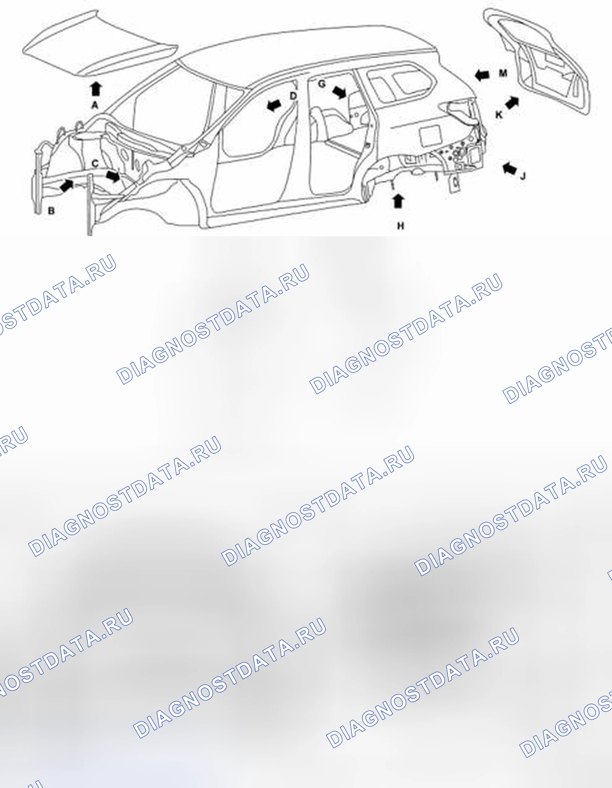 Рис. 341: Описание внешней и внутренней отделки кузова. Nissan Pathfinder IV рестайлинг