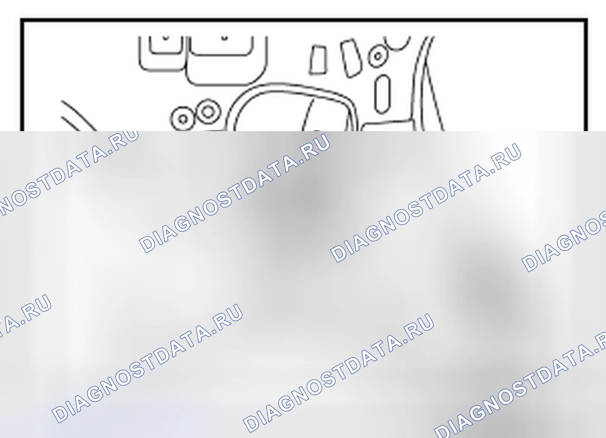 Рис. 15: Спутниковый датчик подушки безопасности с задней стороны. Nissan Rogue II