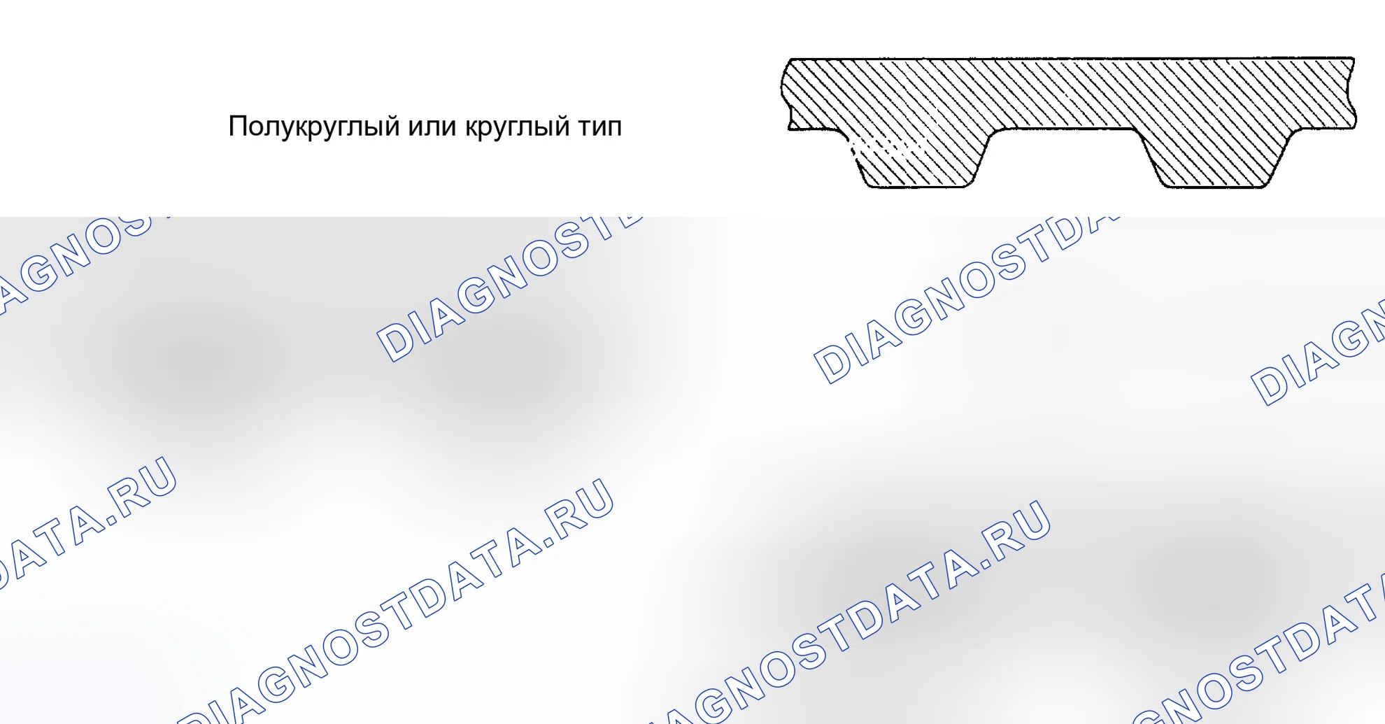 Рис. 6: Новый и бывший профиль ремня ГРМ (VG30E двигатель). Nissan Quest I