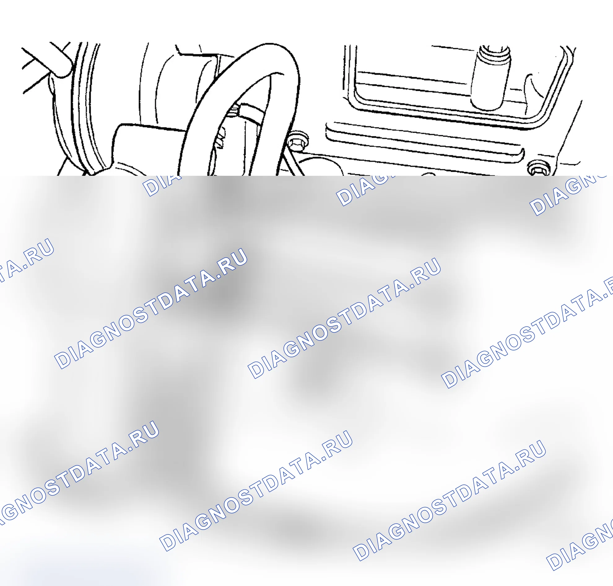 Рис. 49: ЛИНИЯ ВОЗВРАТА МАСЛА. Dodge Caliber I
