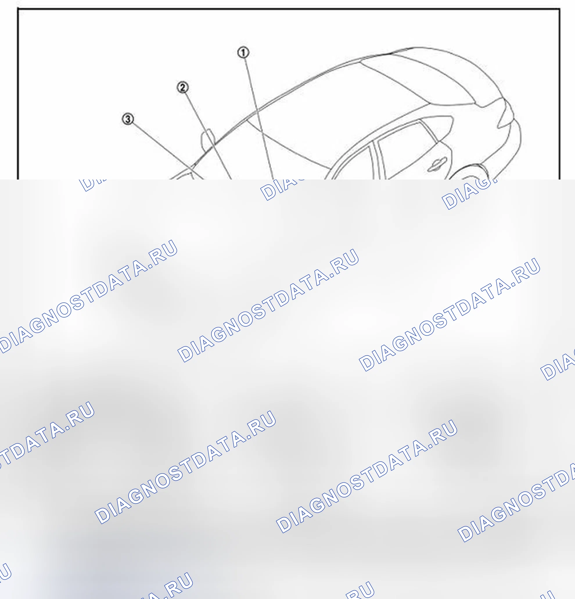Рис. 124: Расположение компонентов (рулевое колесо с подогревом). Infiniti M56 IV