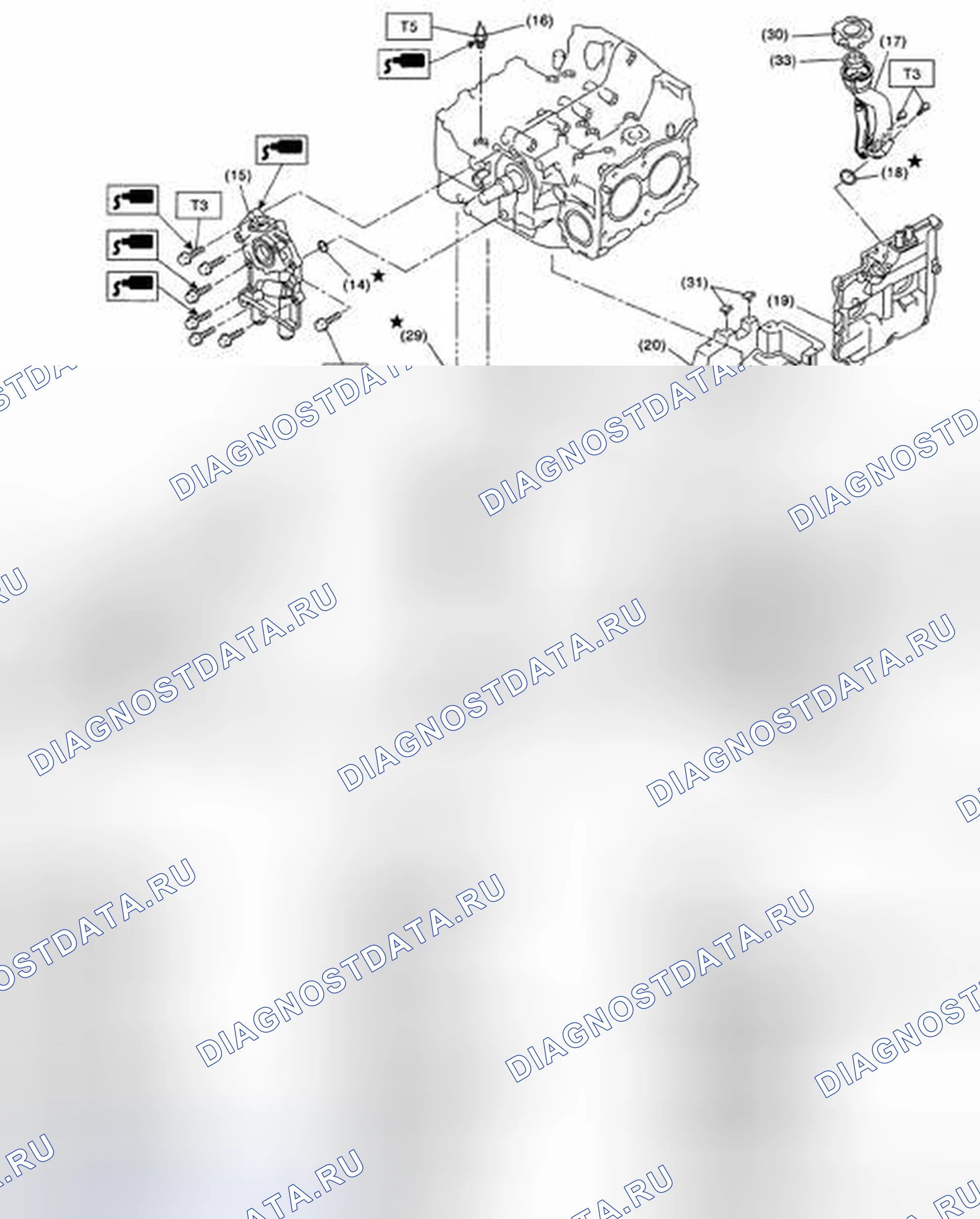 Рис. 58: КОМПОНЕНТ. Subaru Legacy BL/BP рестайлинг