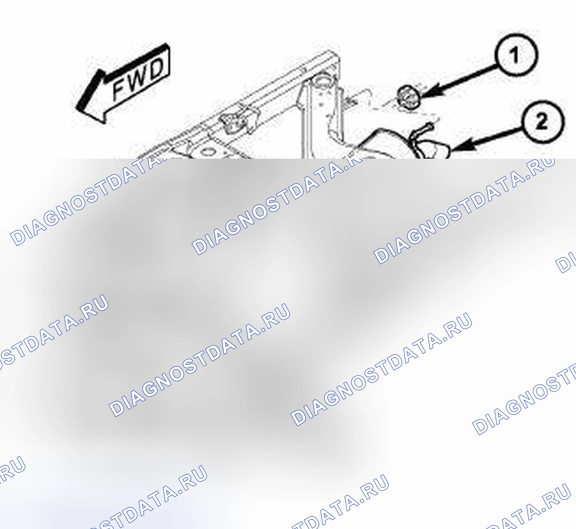 Рис. 4: ДЕМОНТАЖ. Dodge Dakota III рестайлинг