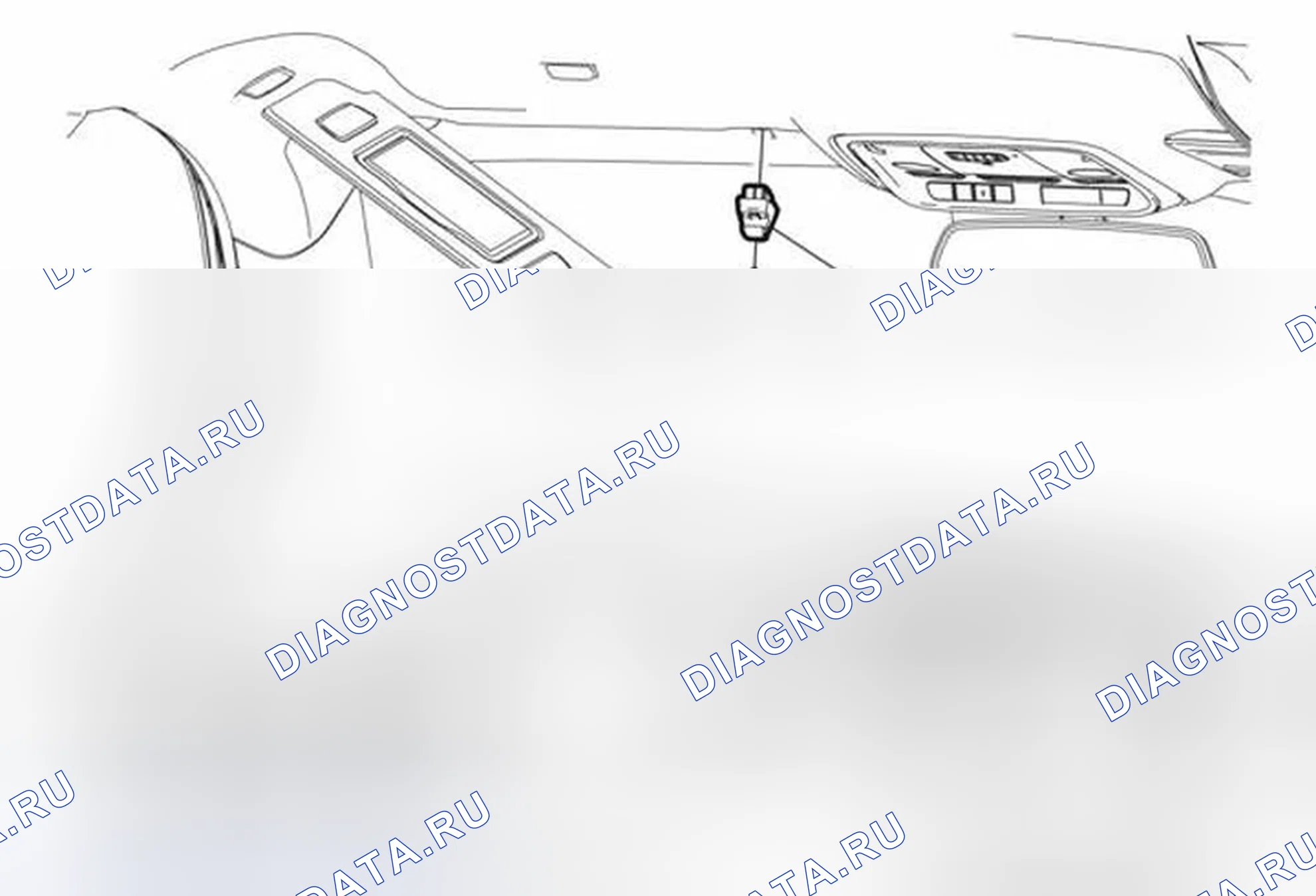 Рис. 62: Замена подставки Sunshade. Cadillac ELR I
