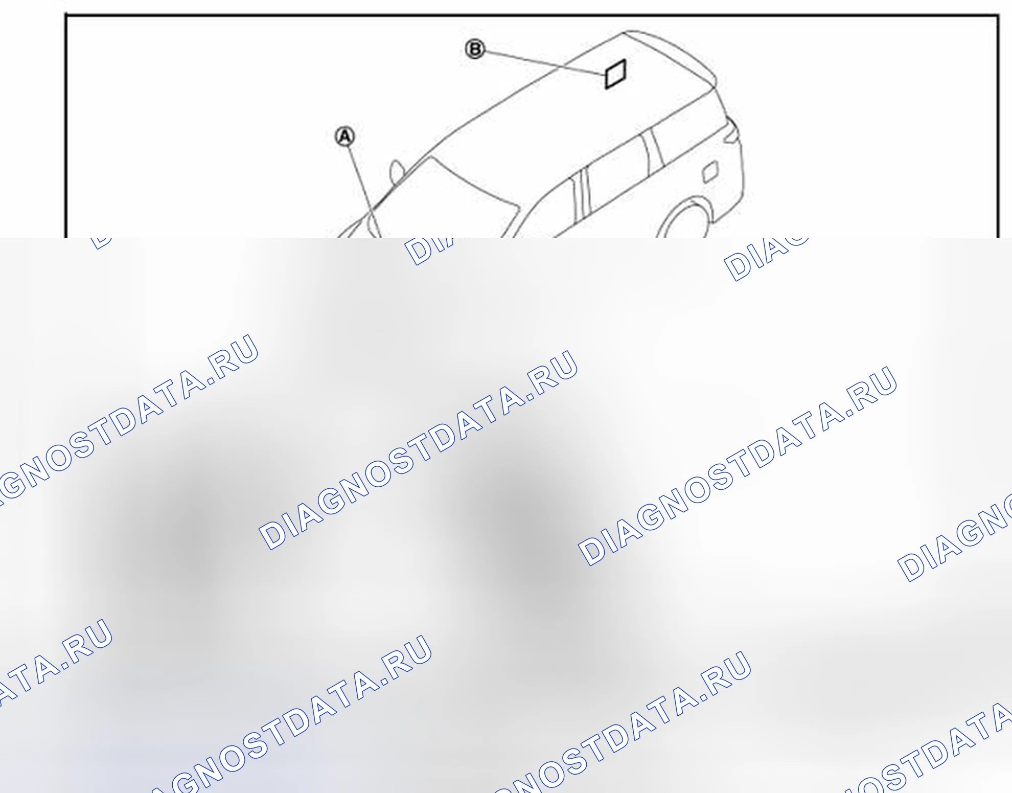 Рис. 89: Расположение компонентов. Nissan Quest IV