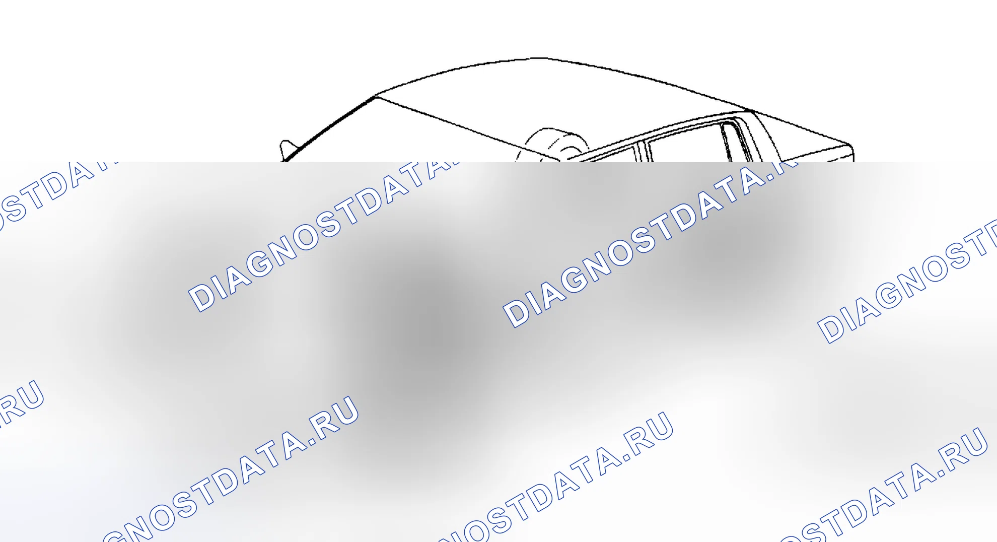 Рис. 1: РАСПОЛОЖЕНИЕ КОМПОНЕНТОВ АНТИБЛОКИРОВОЧНОЙ ТОРМОЗНОЙ СИСТЕМЫ. Pontiac Bonneville VIII