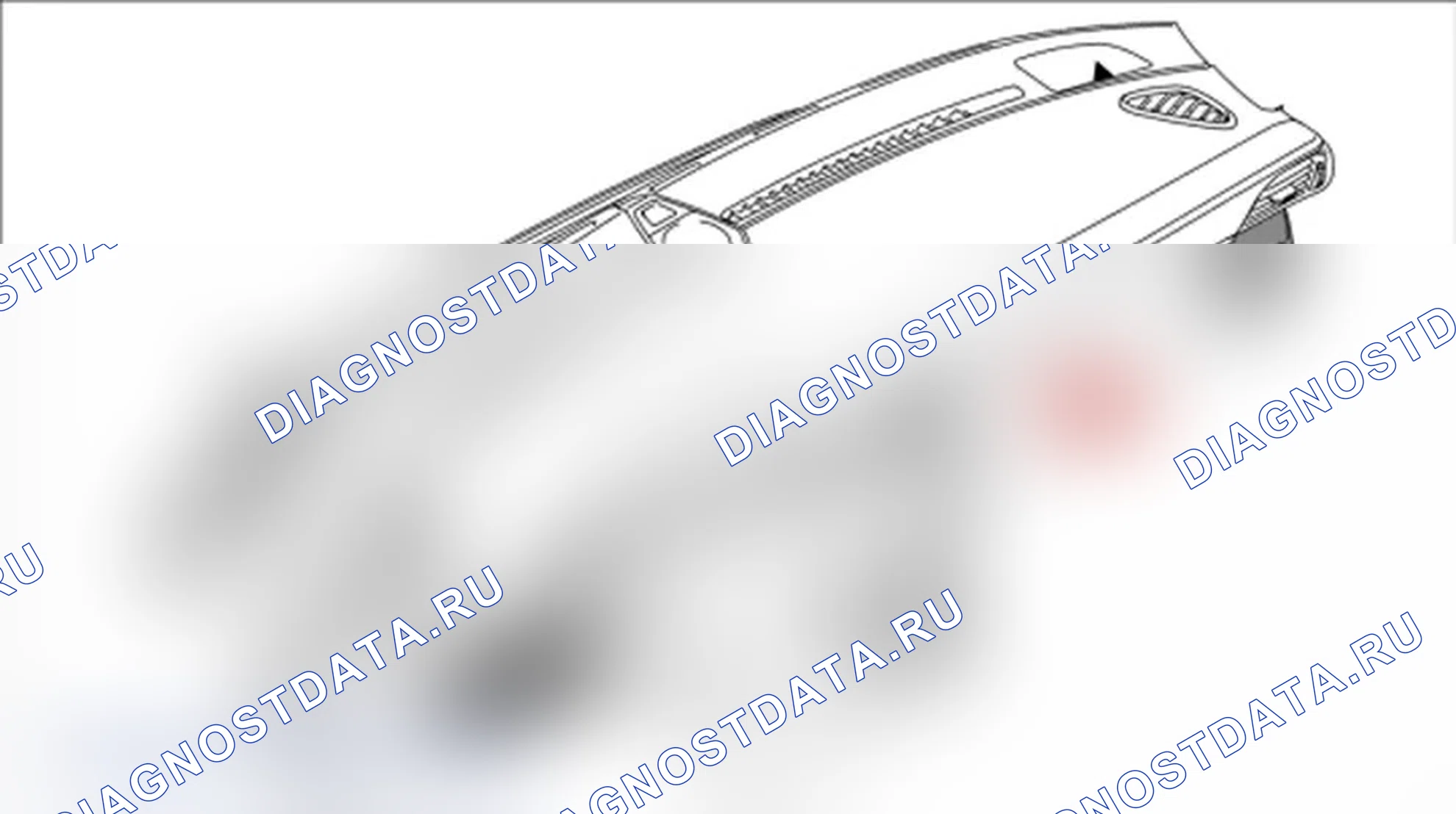 Рис. 79: Снятие крышки (переборка холодного воздуха). Porsche 911 GT3 997