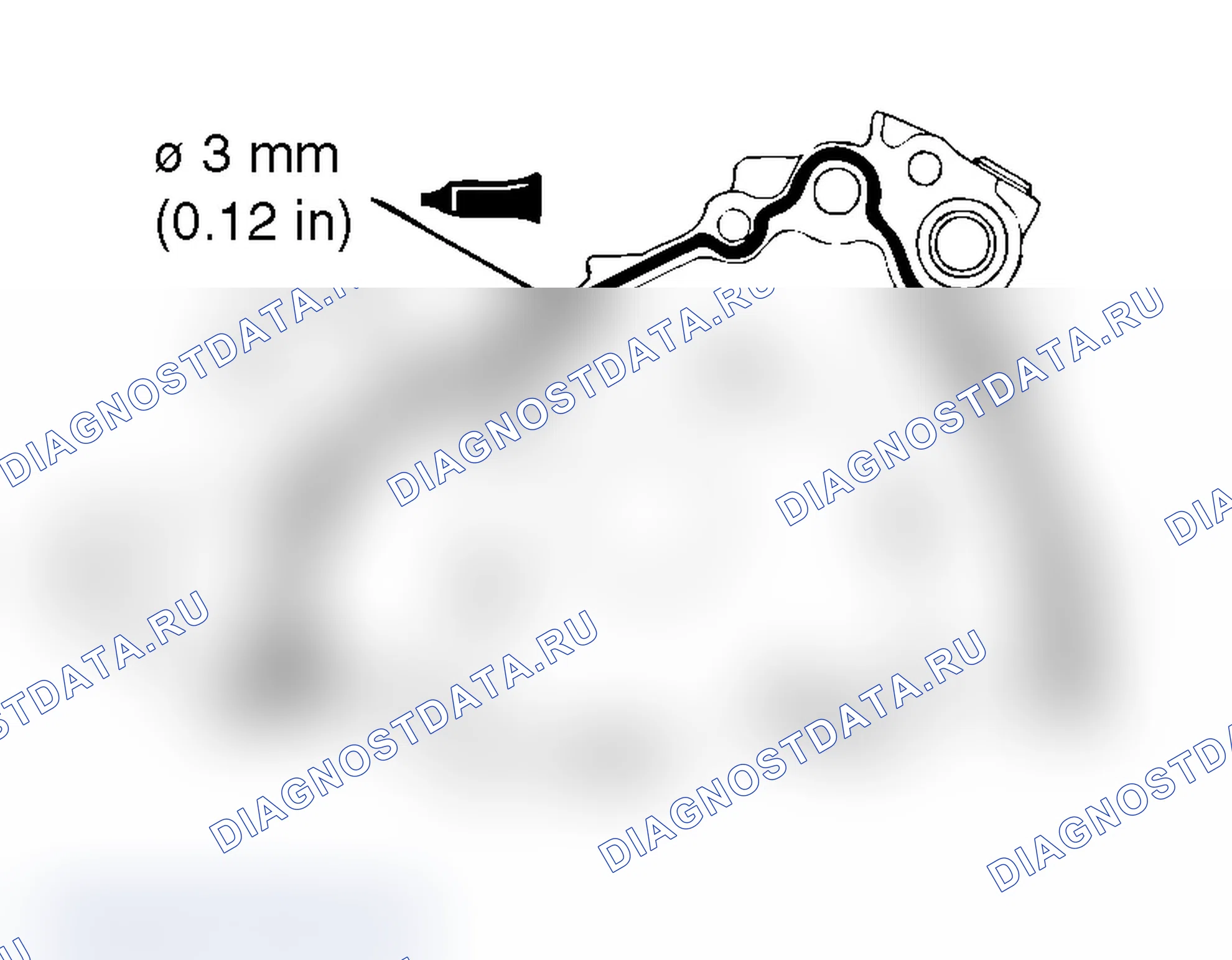 Рис. 304: >> B <<МОНТАЖ КОРПУСА МАСЛЯНОГО НАСОСА. Mitsubishi Lancer Evolution IX