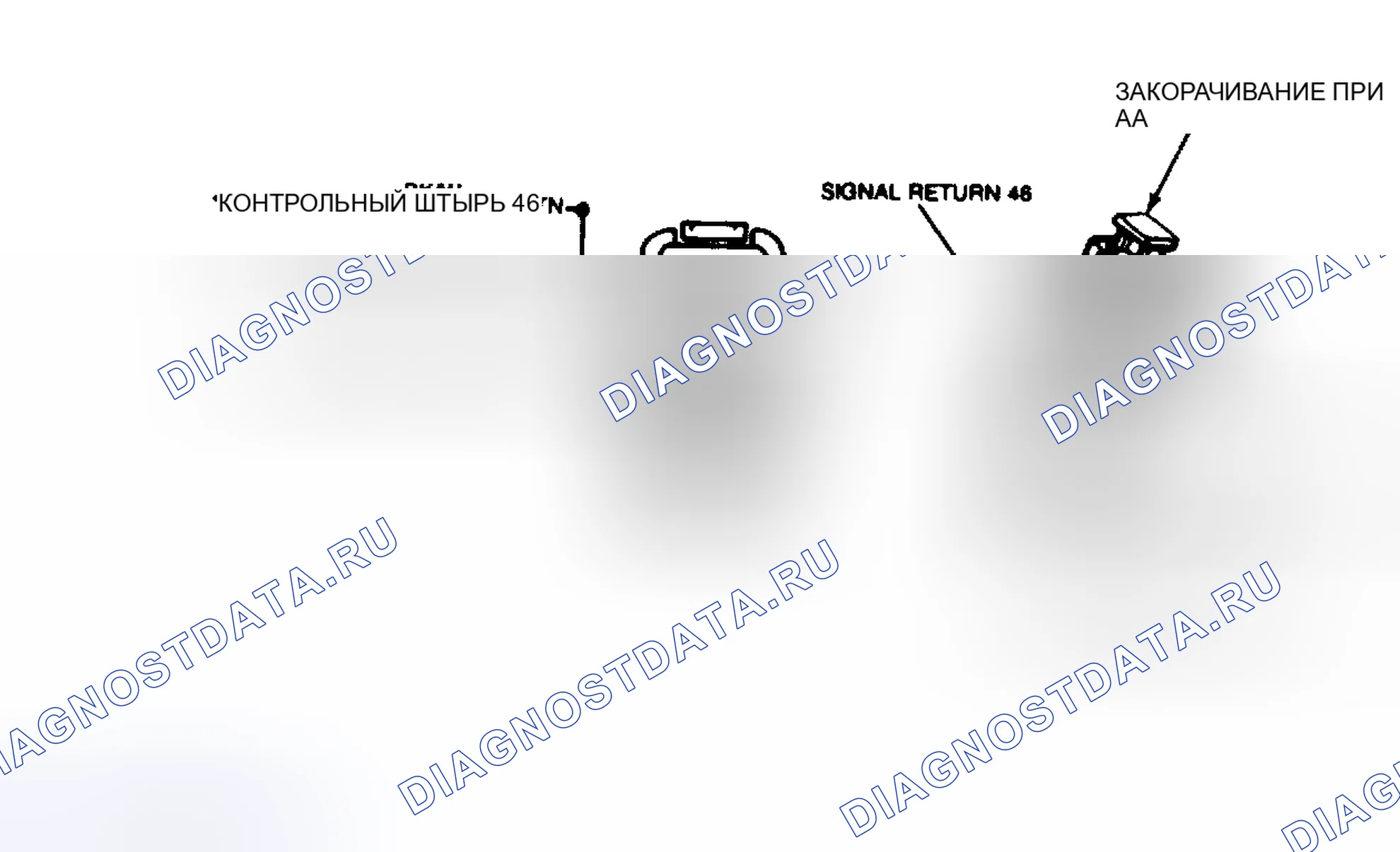 Рис. 82: Схема регулировки октанового числа. Mazda Familia BF
