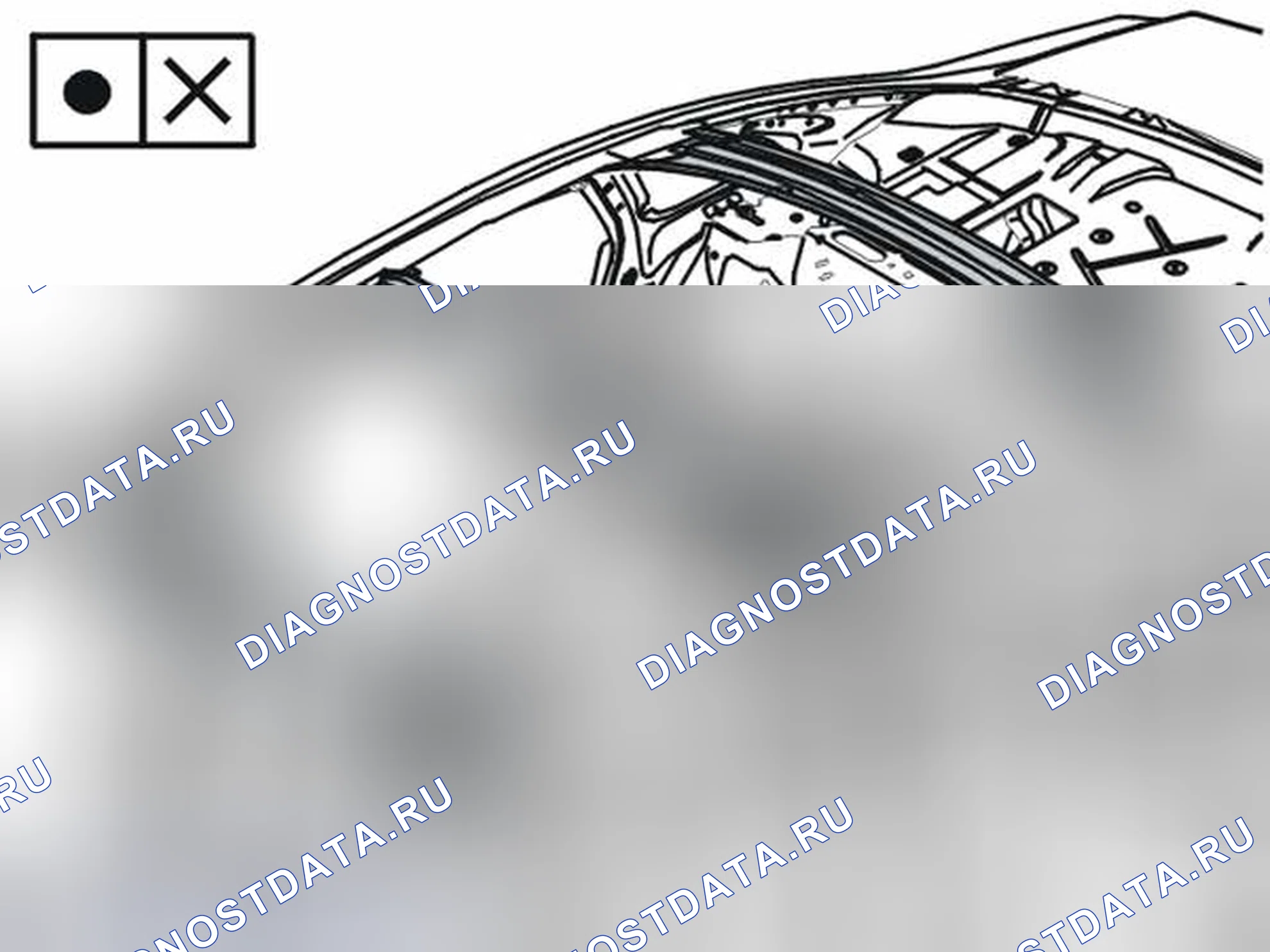 Рис. 152: ДЕМОНТАЖ АРОК КРЫШИ. Volvo S40 II