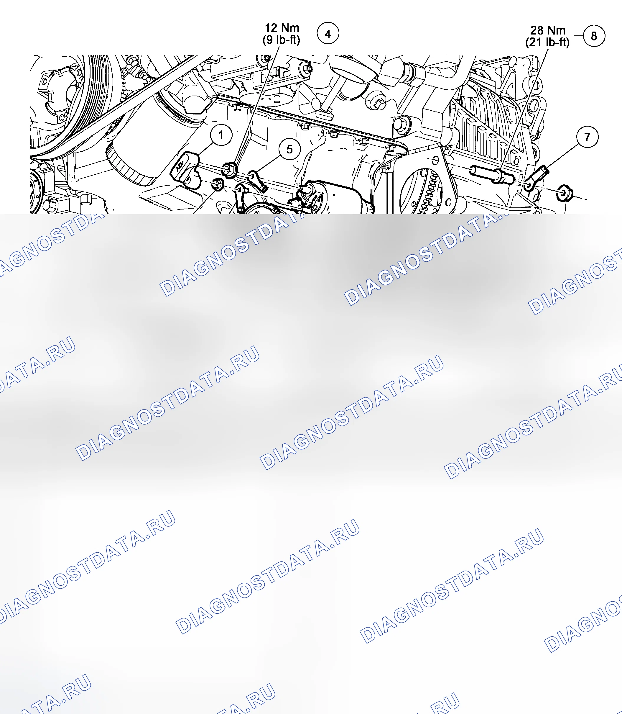 Рис. 22: Стартерный двигатель. Hyundai Mistra I рестайлинг