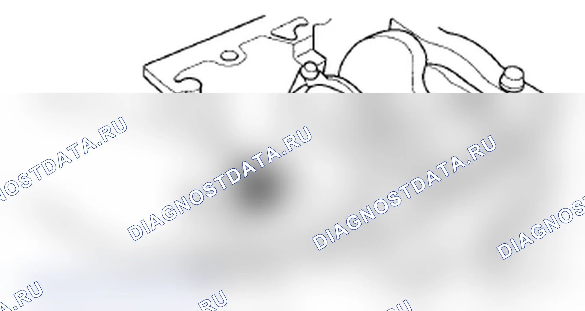Рис. 502: Контроль зазора между основными подшипниками. Acura TL IV рестайлинг