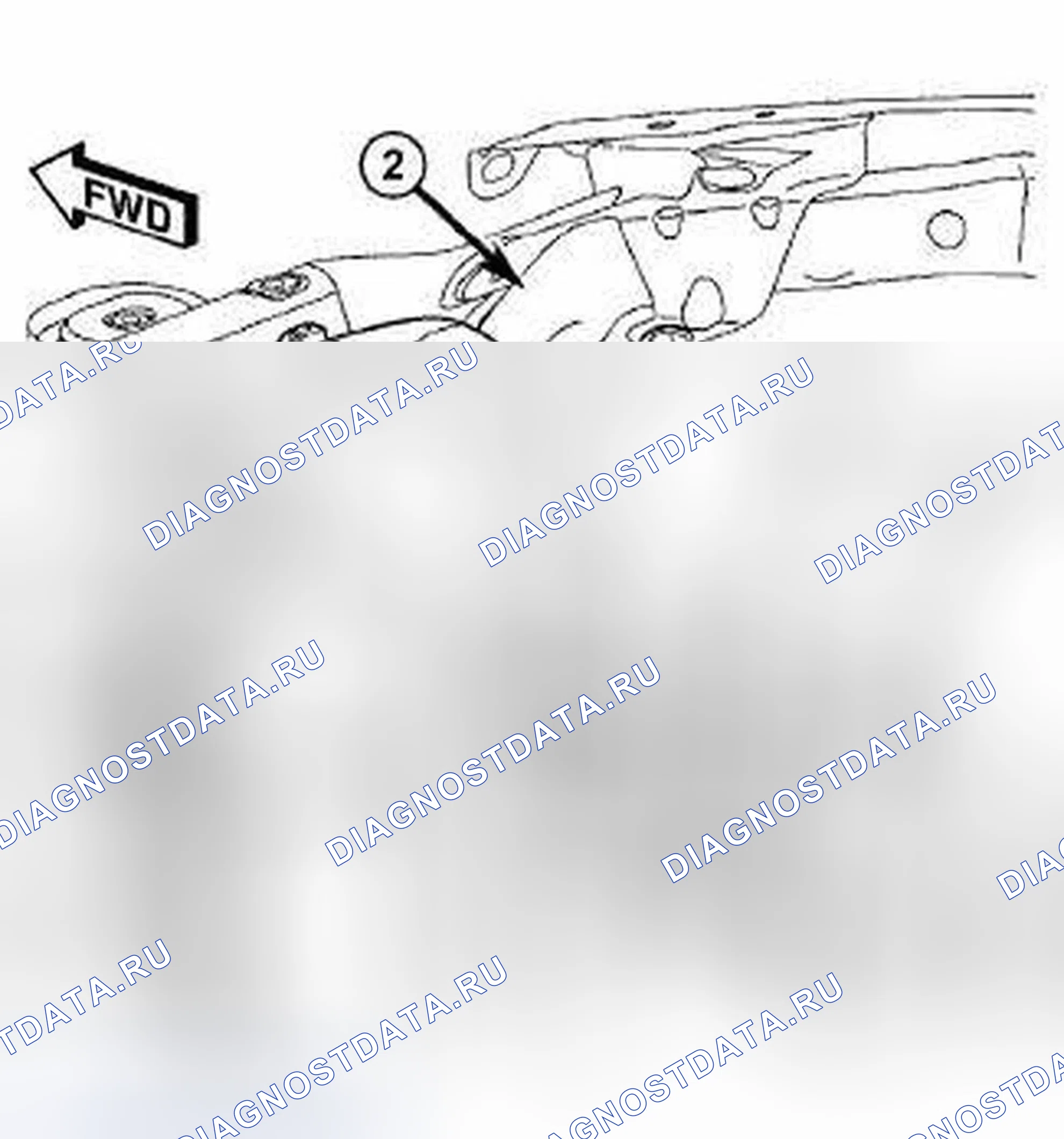 Рис. 59: ПЕРЕДНИЙ ДАТЧИК. Chrysler 200 I