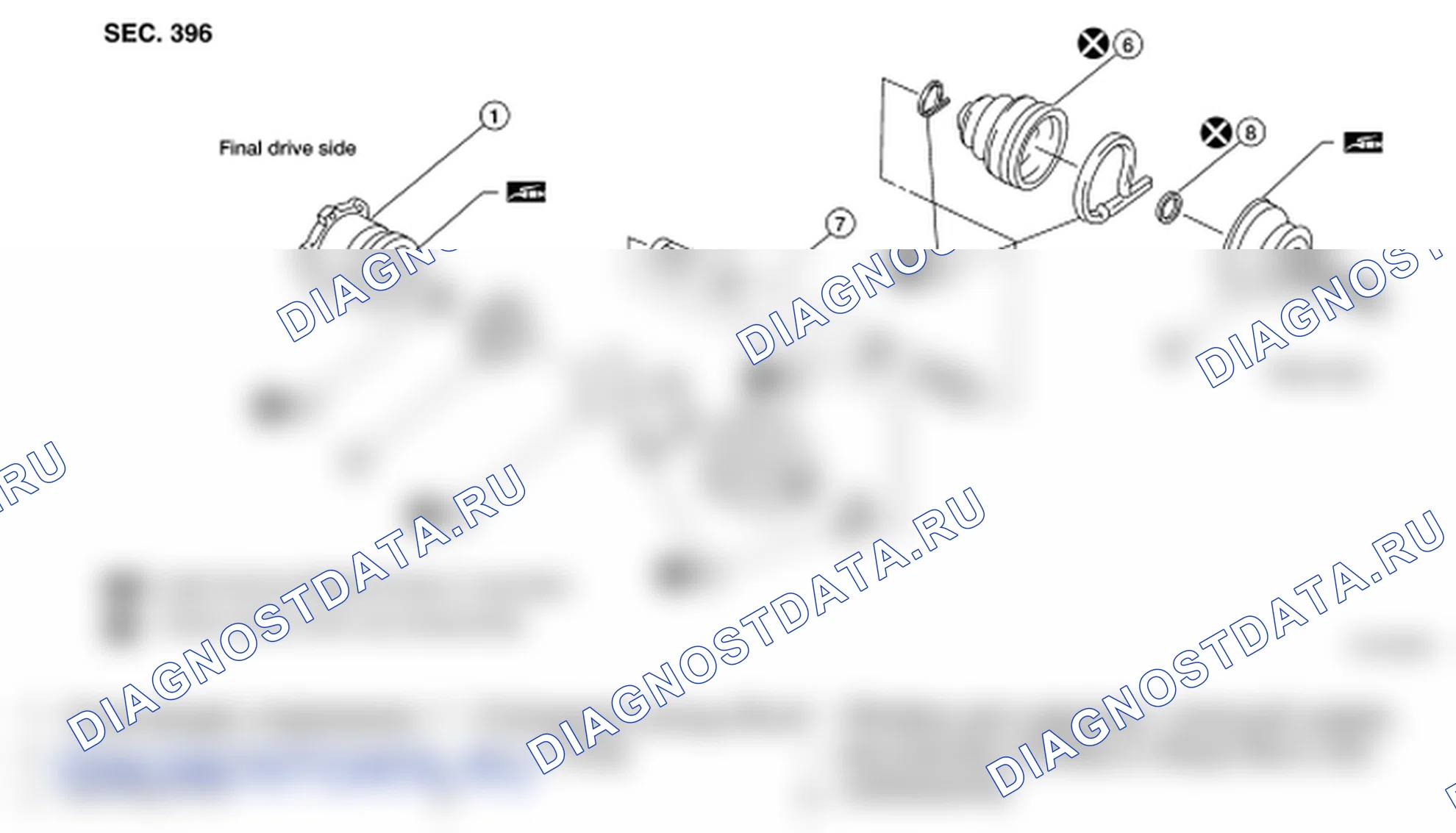 Рис. 9: Разборка и сборка. Infiniti QX56 I рестайлинг
