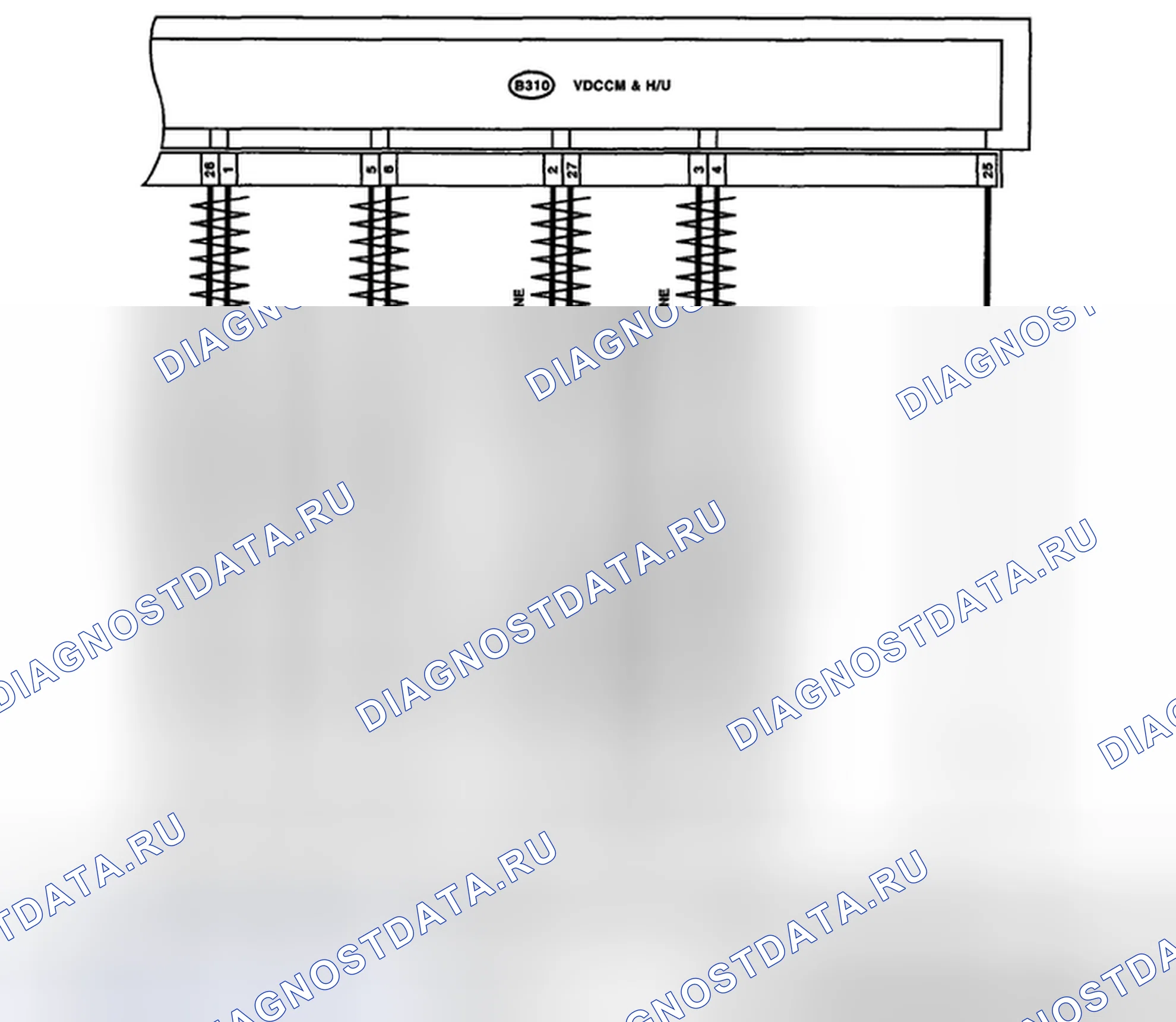 Рис. 52: электросхема. Subaru Outback BP рестайлинг
