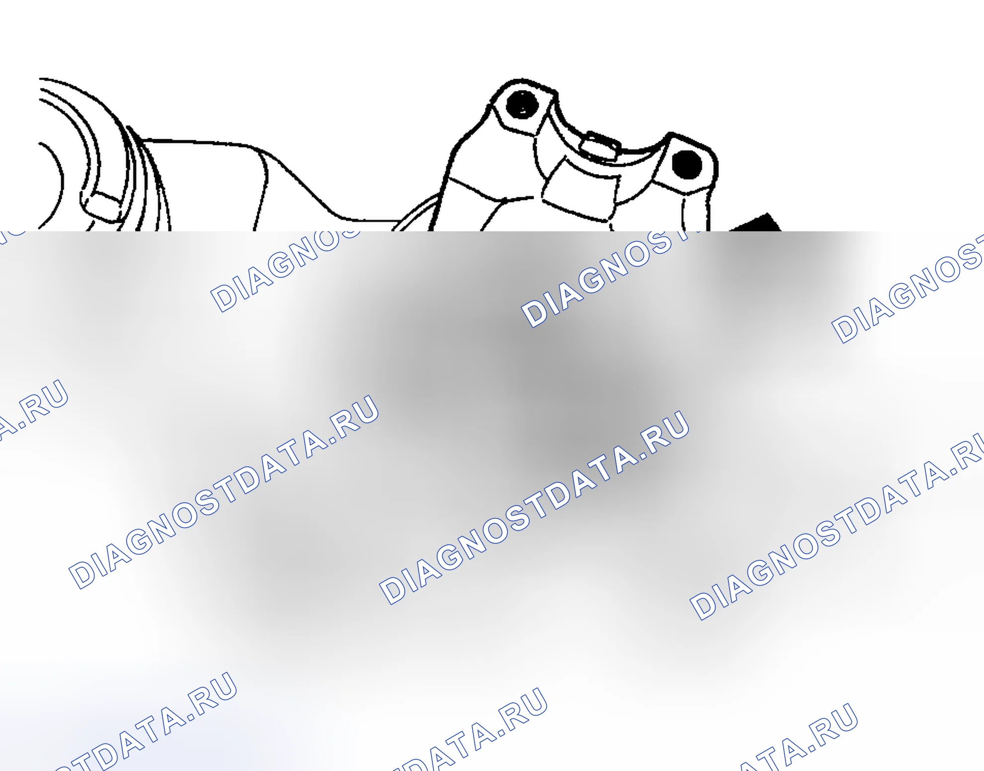 Рис. 117: Пункт 1: Снятие гайки шестерни и шайбы Примечание. Hyundai Nexo I