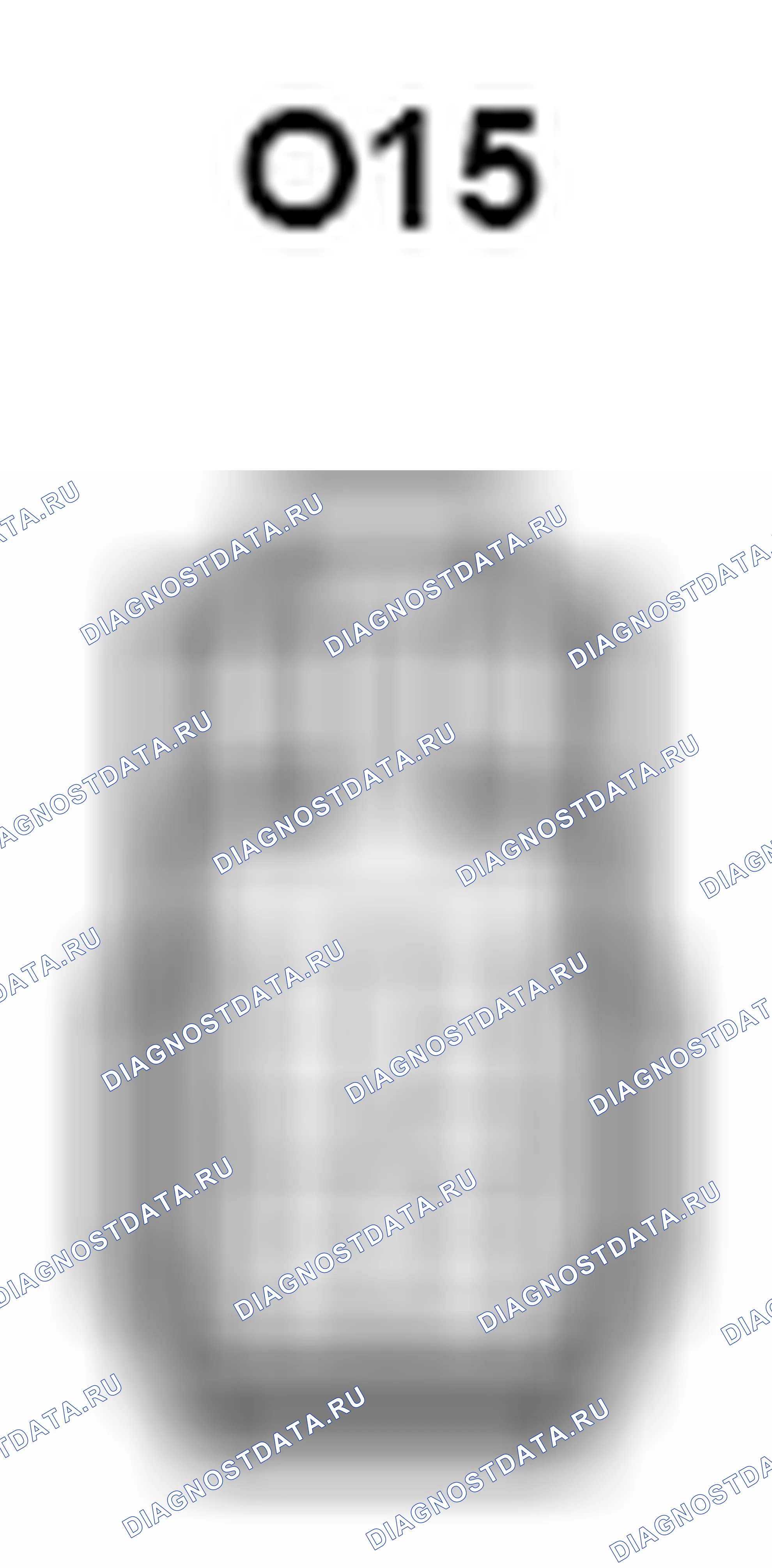 Рис. 1431: Вид с торца разъема громкоговорителя (правый задний) (O15). Toyota Camry XV40 рестайлинг