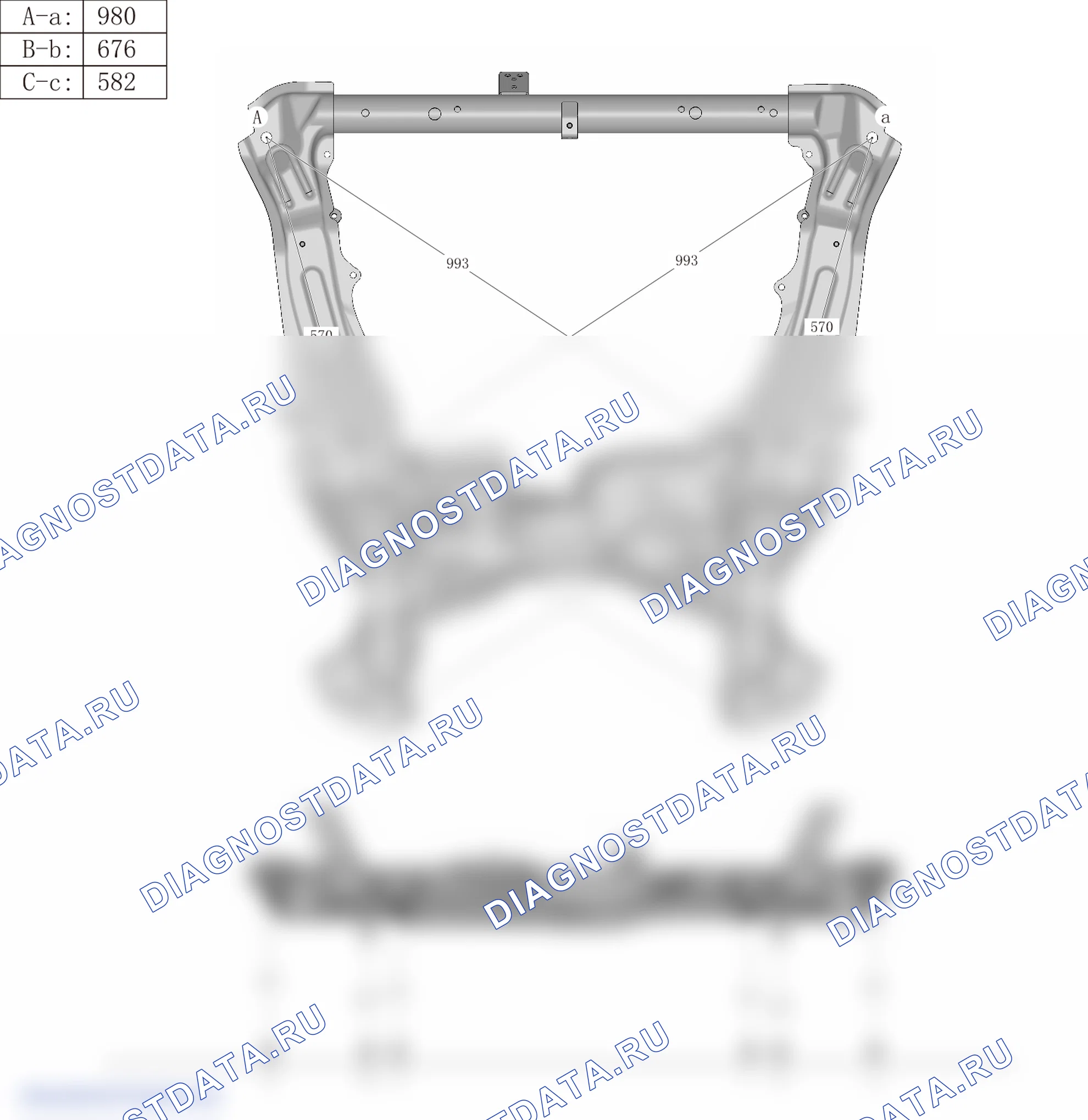 Передний подрамник — Haval F5. Haval F5 I