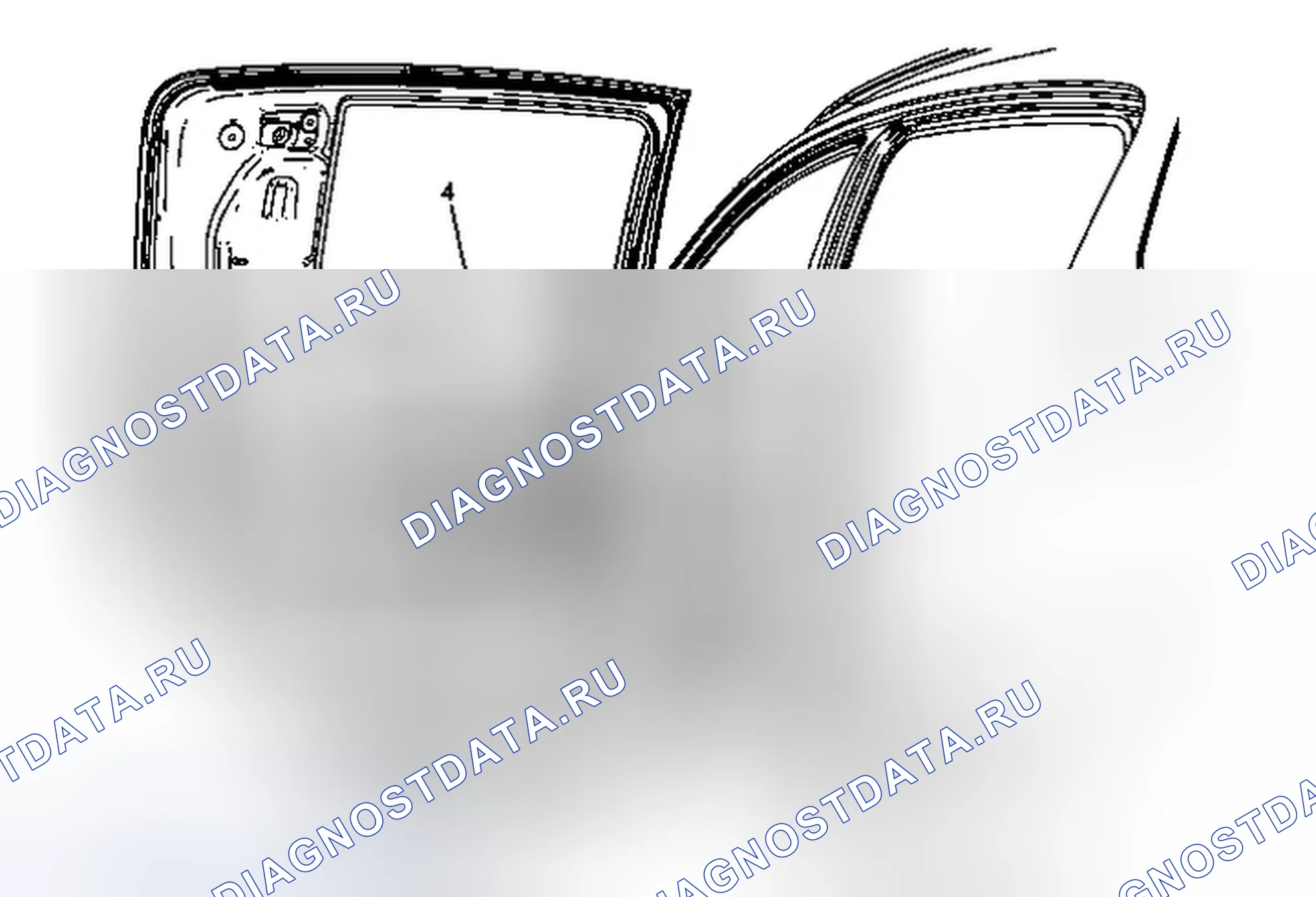 Рис. 23: Замена задней боковой двери. Chevrolet Spark M300