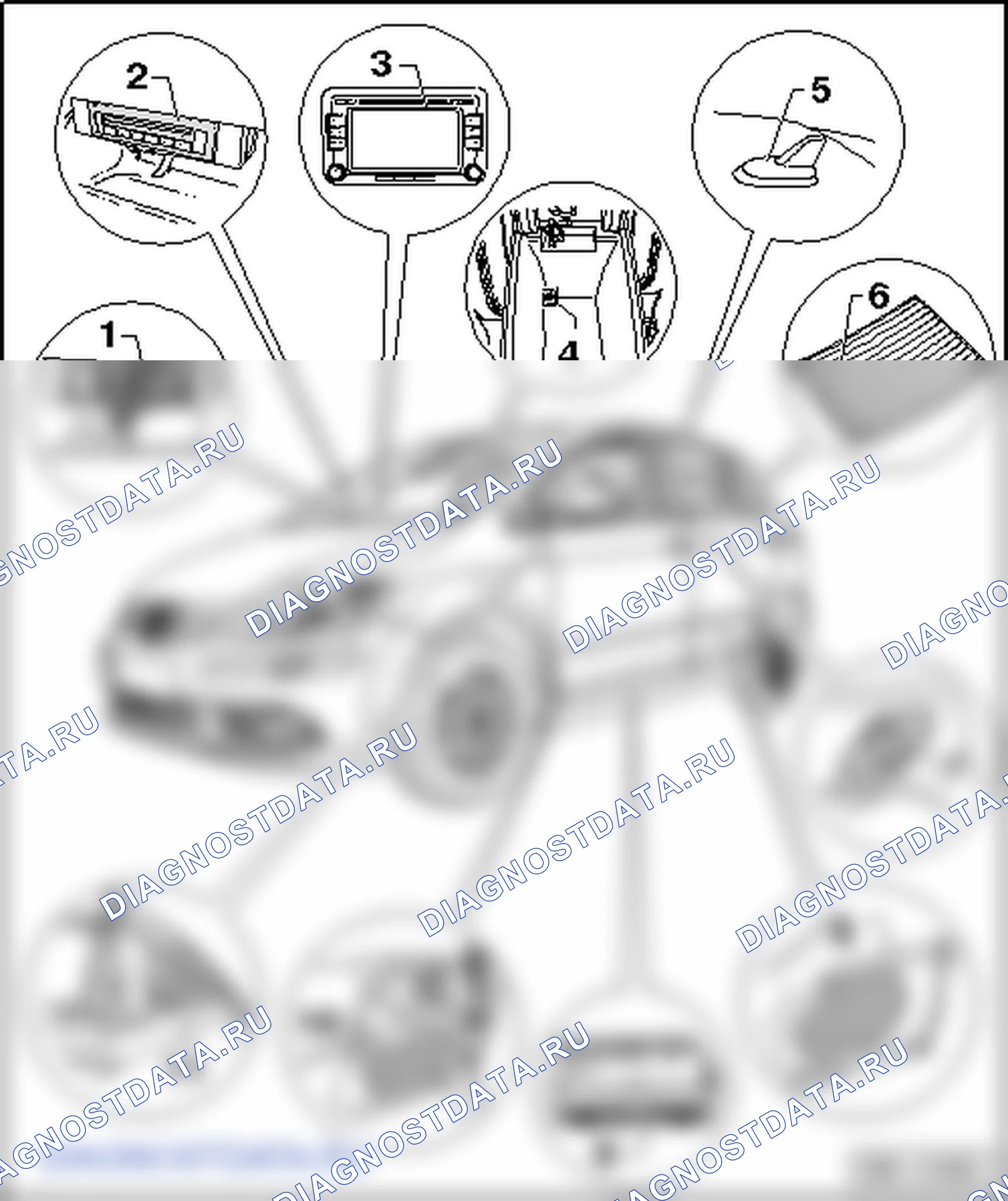 Аудиосистема RCD 510. Volkswagen Golf Mk5