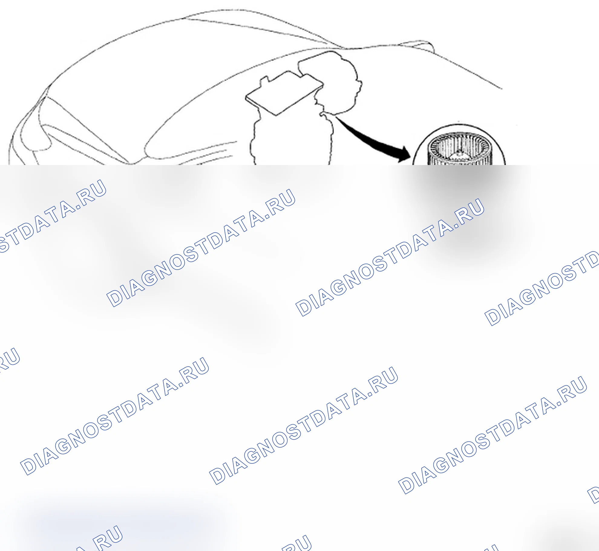 Рис. 86: РАСПОЛОЖЕНИЕ КОМПОНЕНТОВ. Hyundai Santa Fe II
